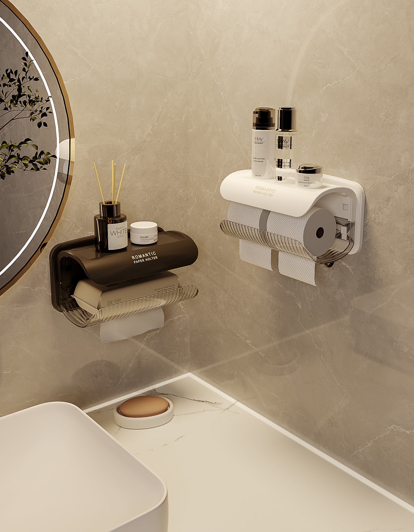 Tissue box，Hanging wall，industrial design，