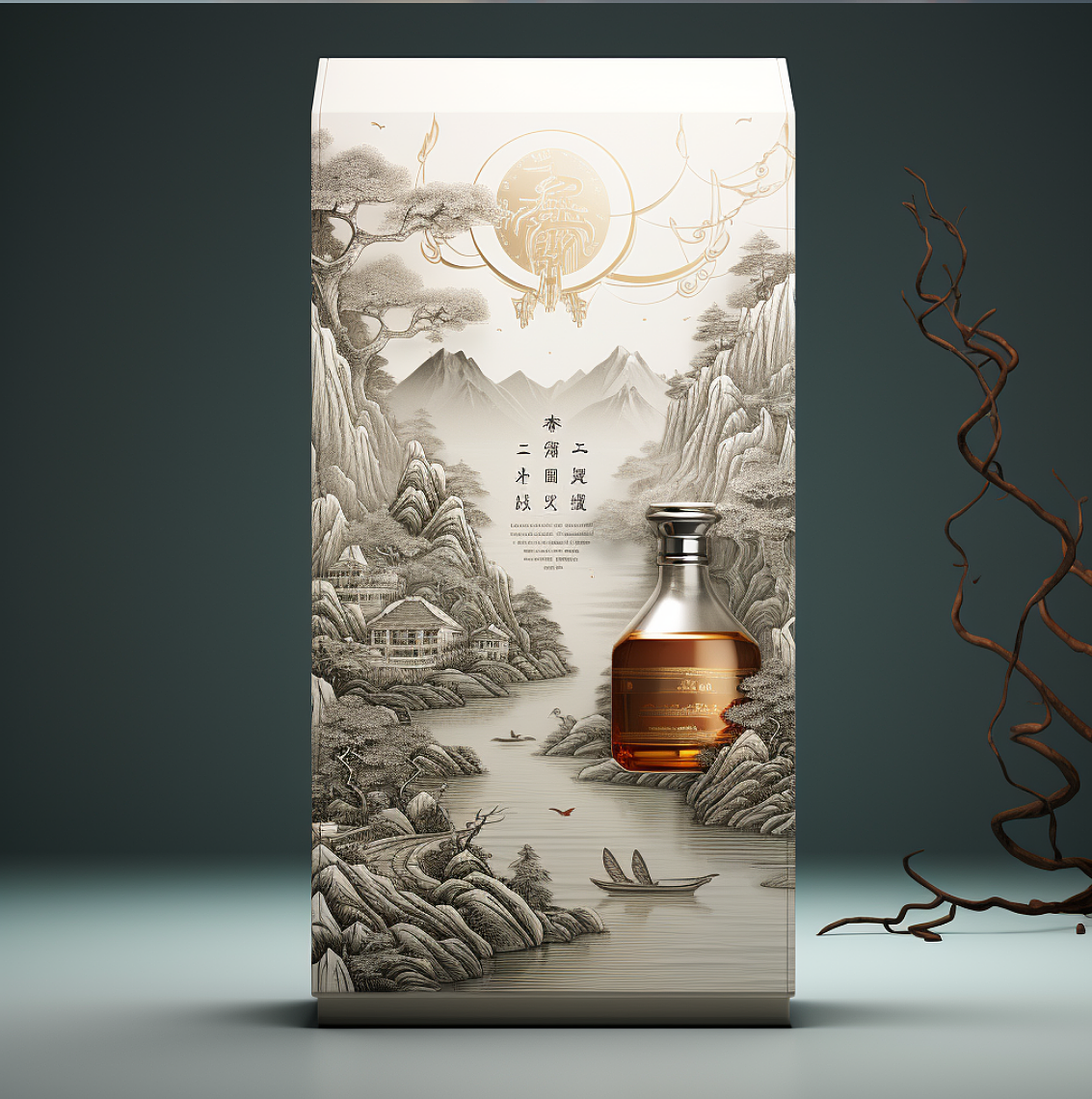 Packaging Design Liquor Packaging，