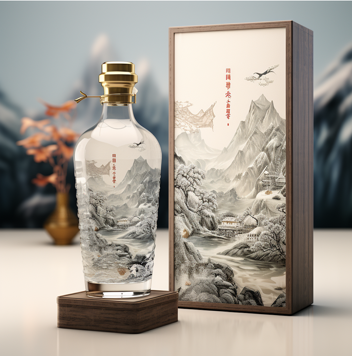 Packaging Design Liquor Packaging，