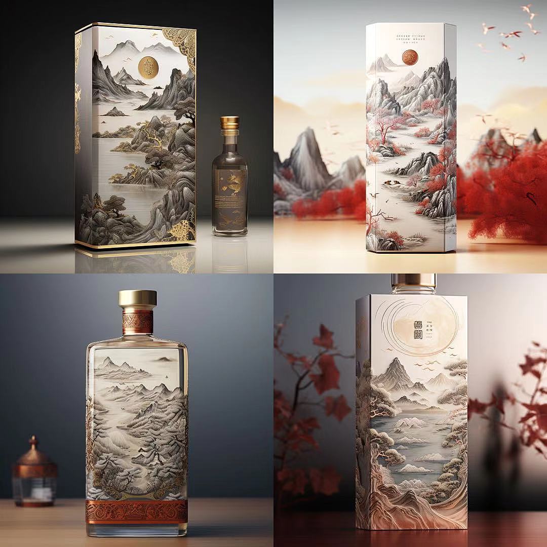 Packaging Design Liquor Packaging，