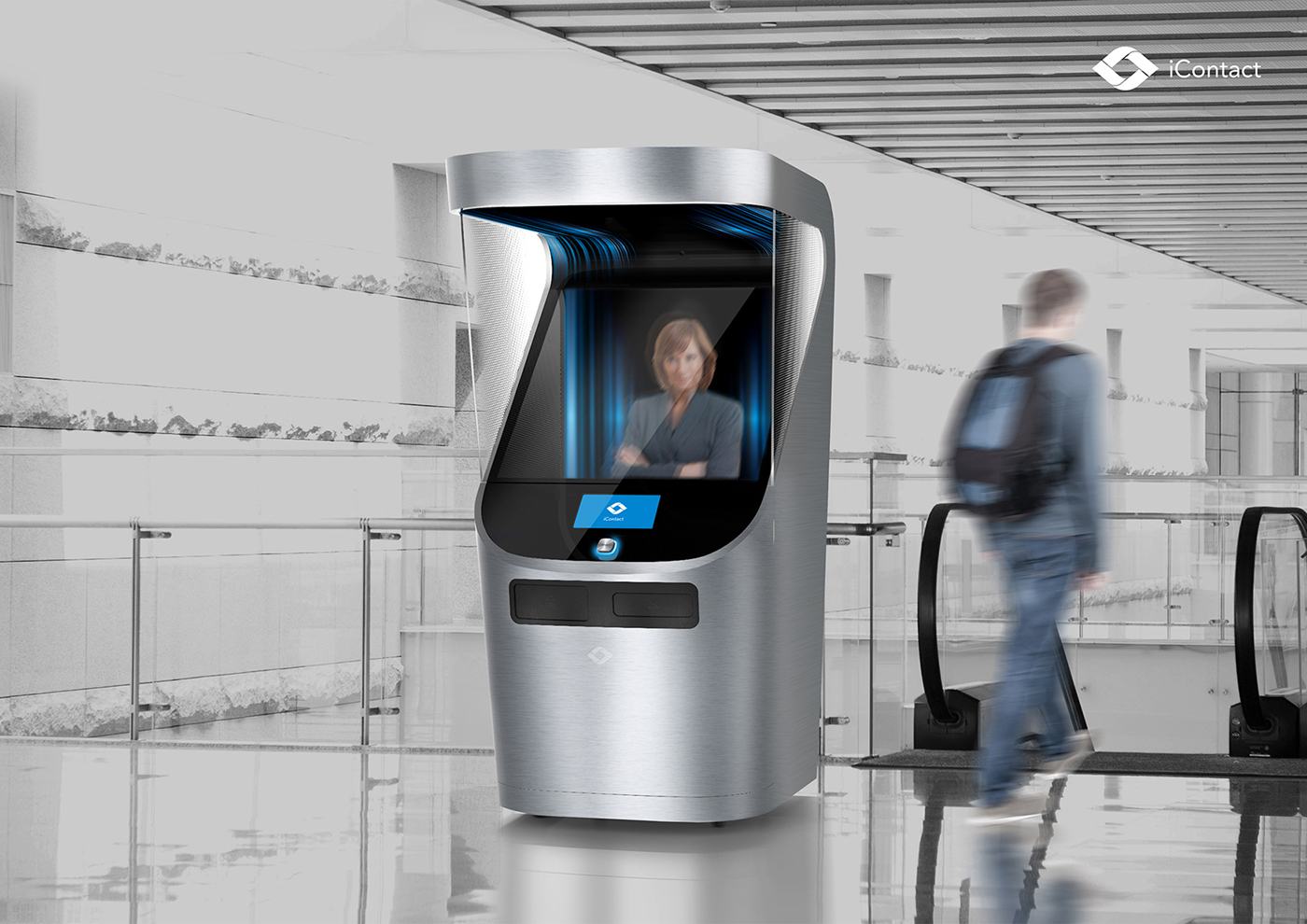 Communication service kiosk，ICONTACT，equipment，