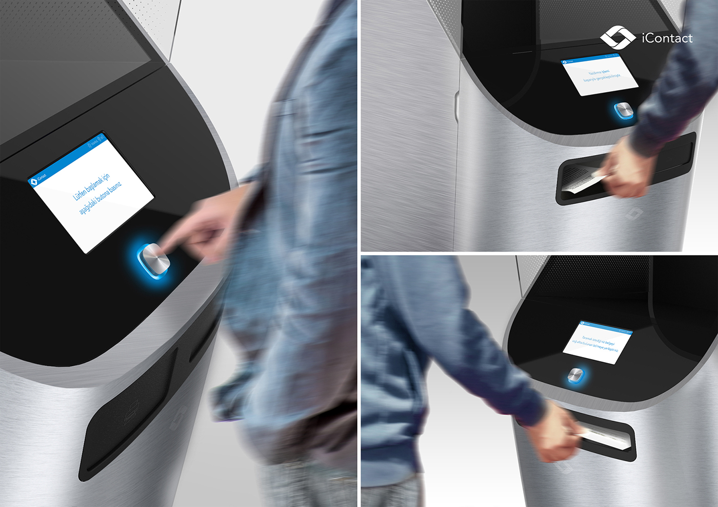 Communication service kiosk，ICONTACT，equipment，