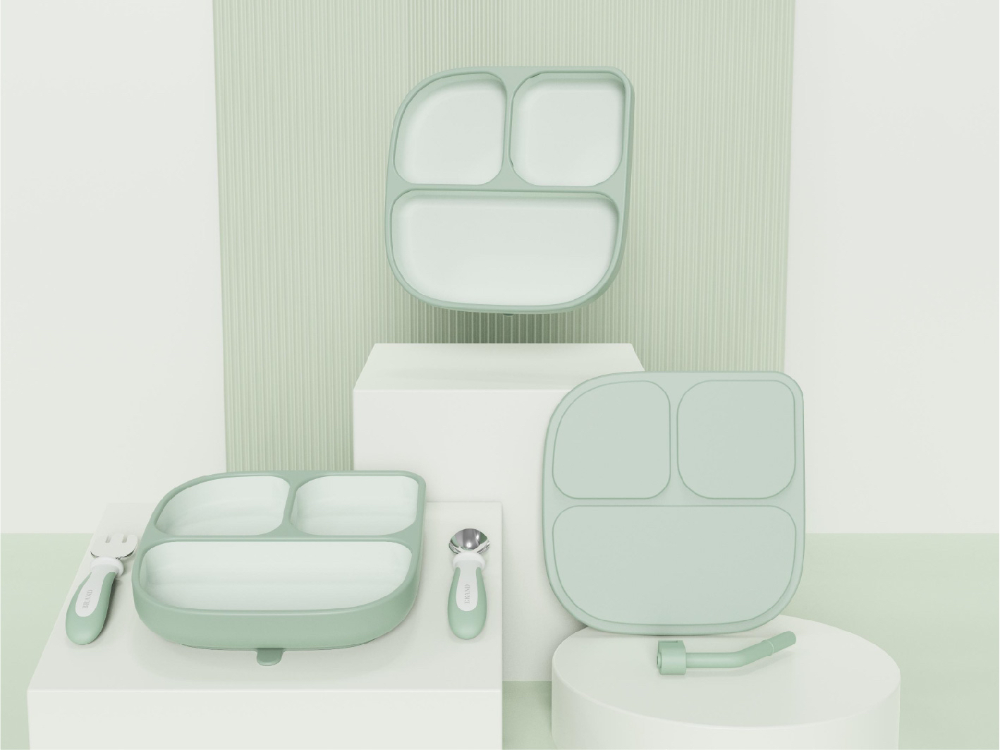 Simple modeling，Baby plate，