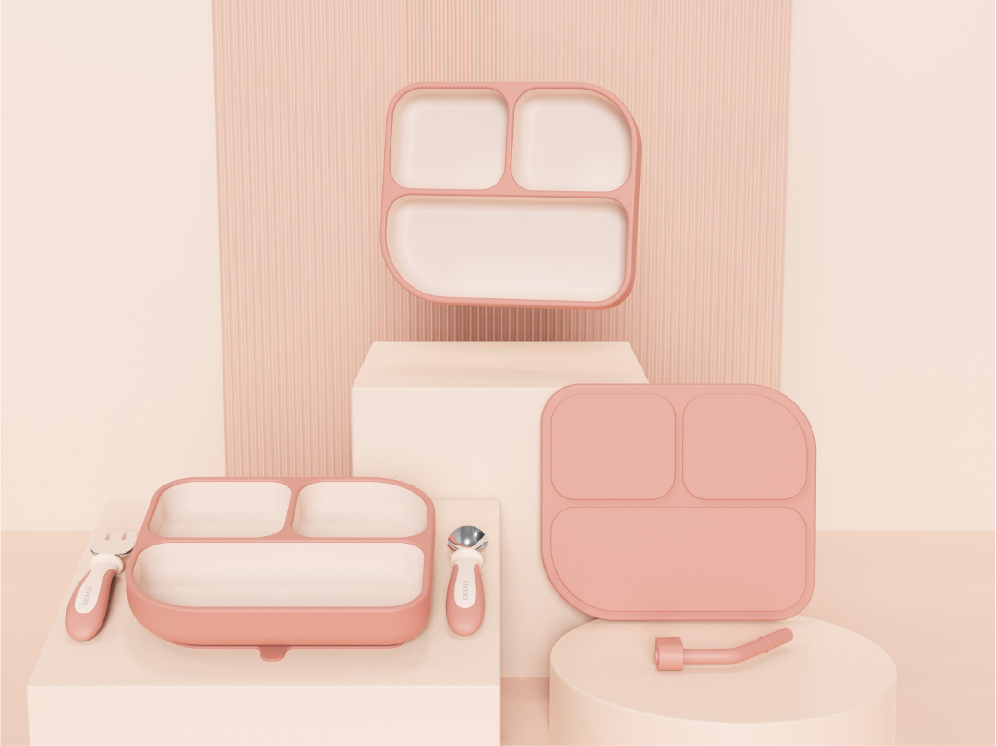 Simple modeling，Baby plate，