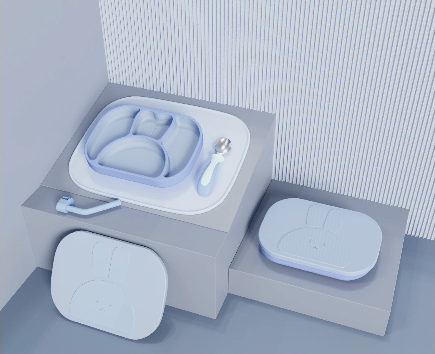 Cartoon，lovely，Baby plate，