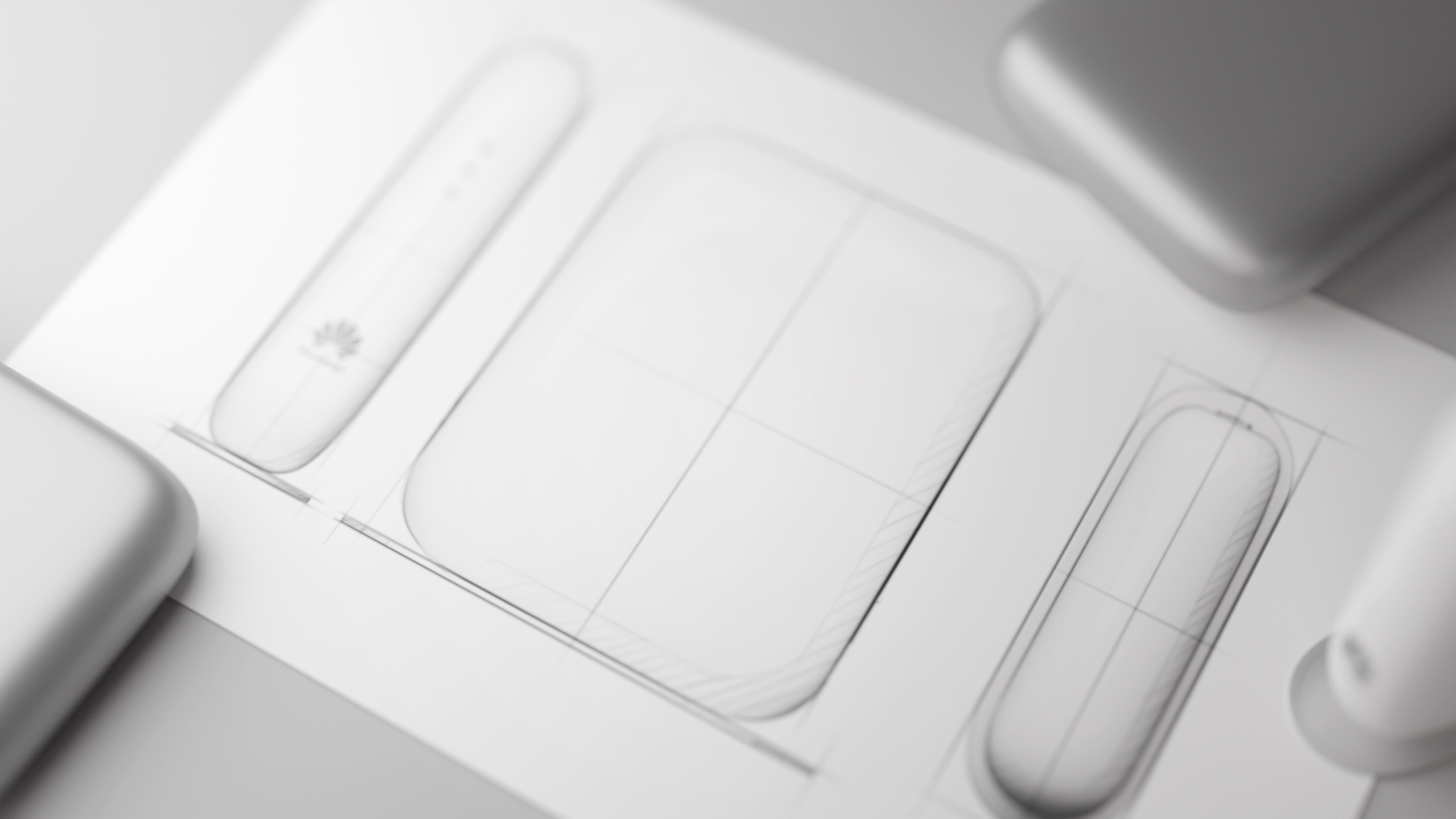 product design，Huawei，HUAWEI，Intelligent Gateway ，Minimalist，3c，Product Poster，packing，