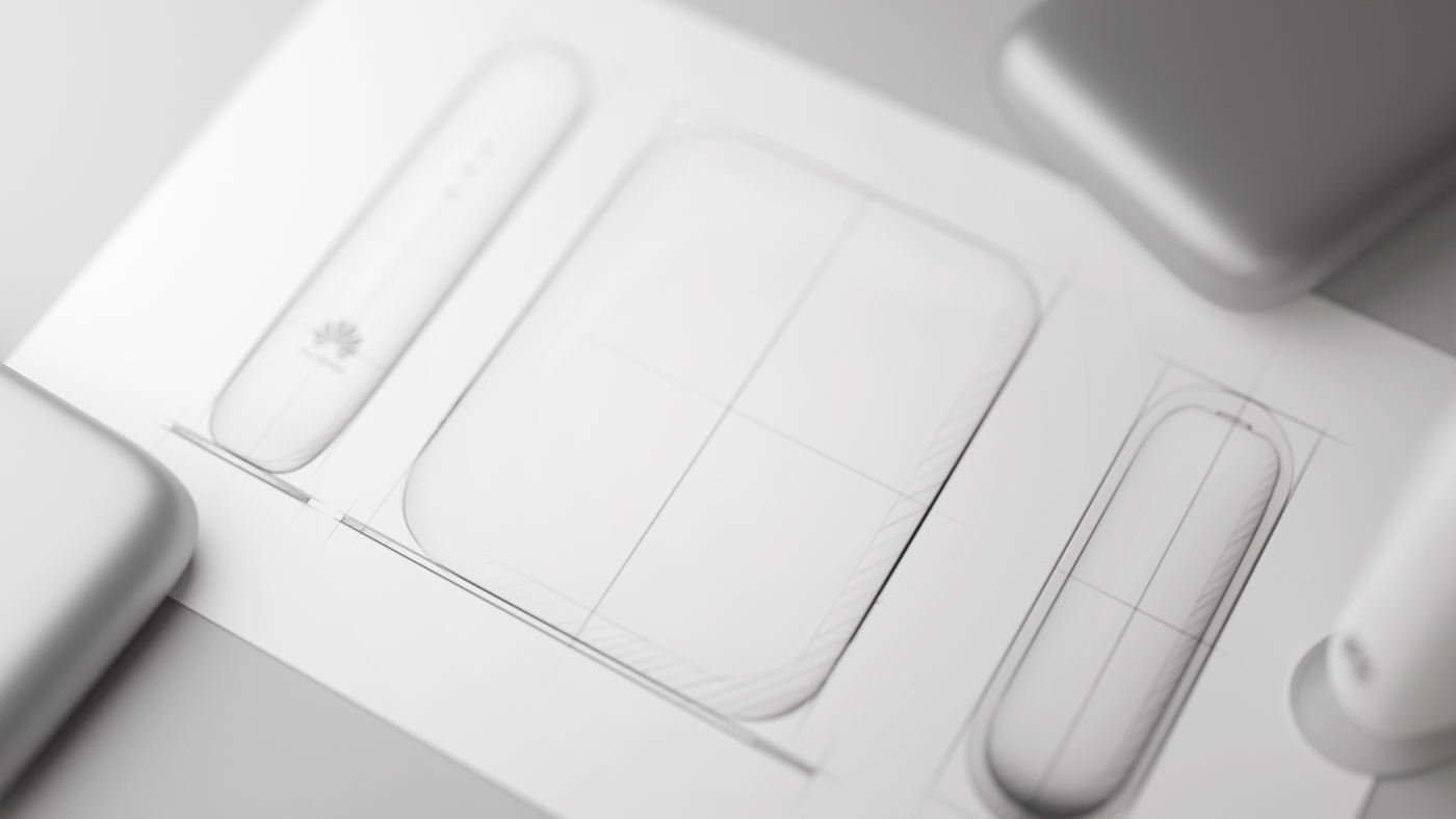 product design，Huawei，HUAWEI，Intelligent Gateway ，Minimalist，3c，Product Poster，packing，