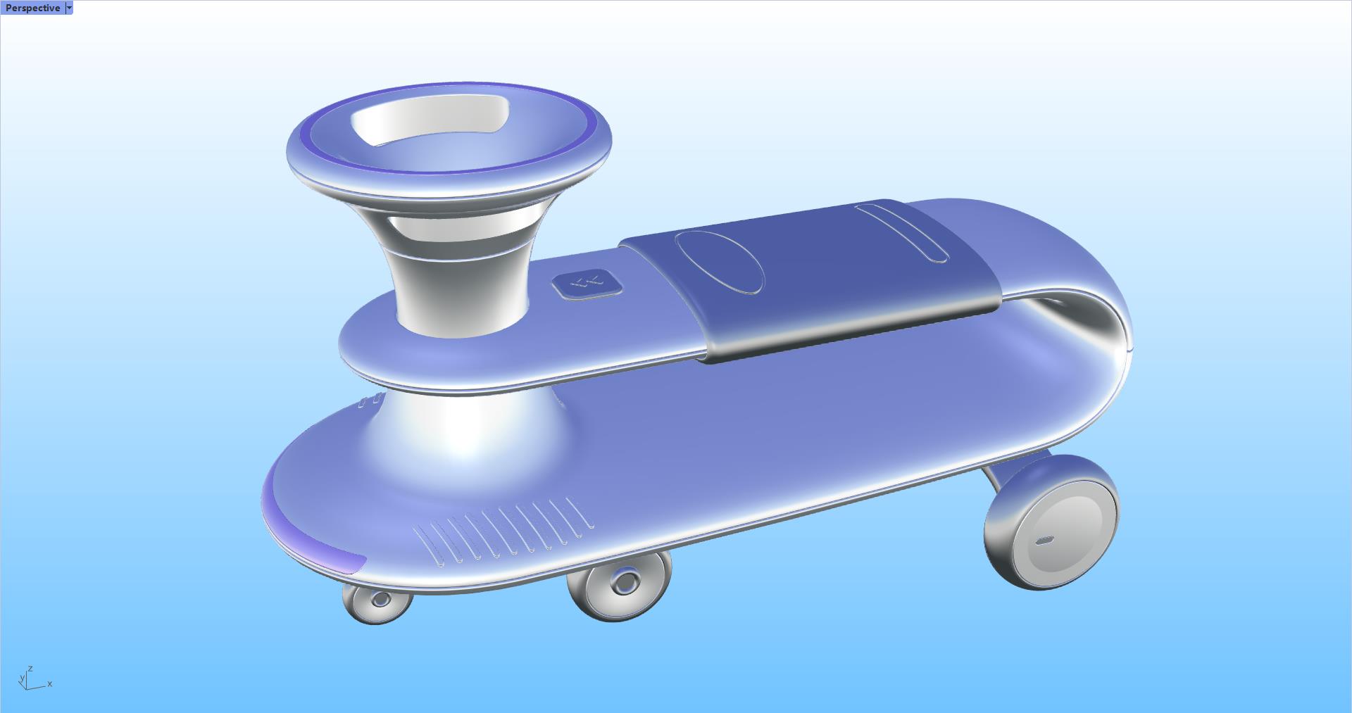 swing car，Rhinoceros modeling，Rhino modeling，industrial design，modeling，Tutorial sharing，Design，Stroller，