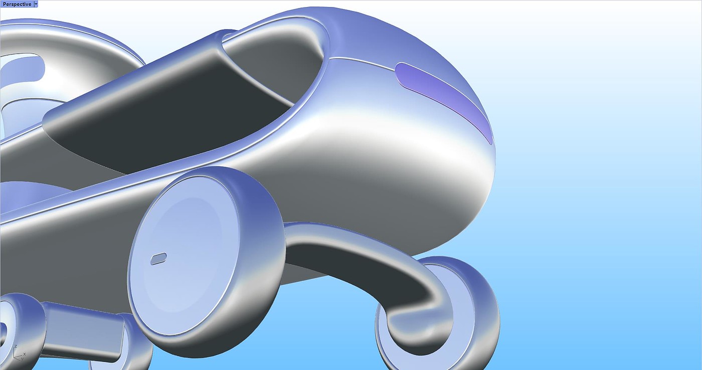 swing car，Rhinoceros modeling，Rhino modeling，industrial design，modeling，Tutorial sharing，Design，Stroller，