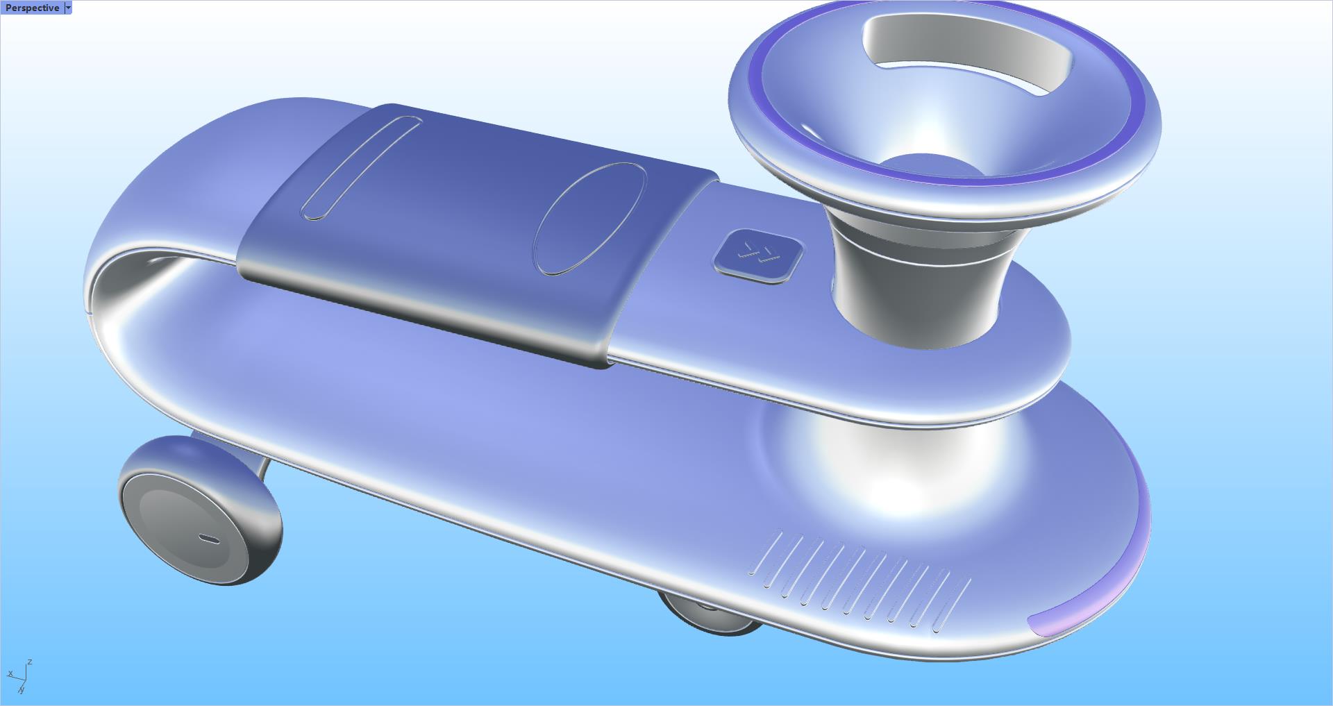 swing car，Rhinoceros modeling，Rhino modeling，industrial design，modeling，Tutorial sharing，Design，Stroller，