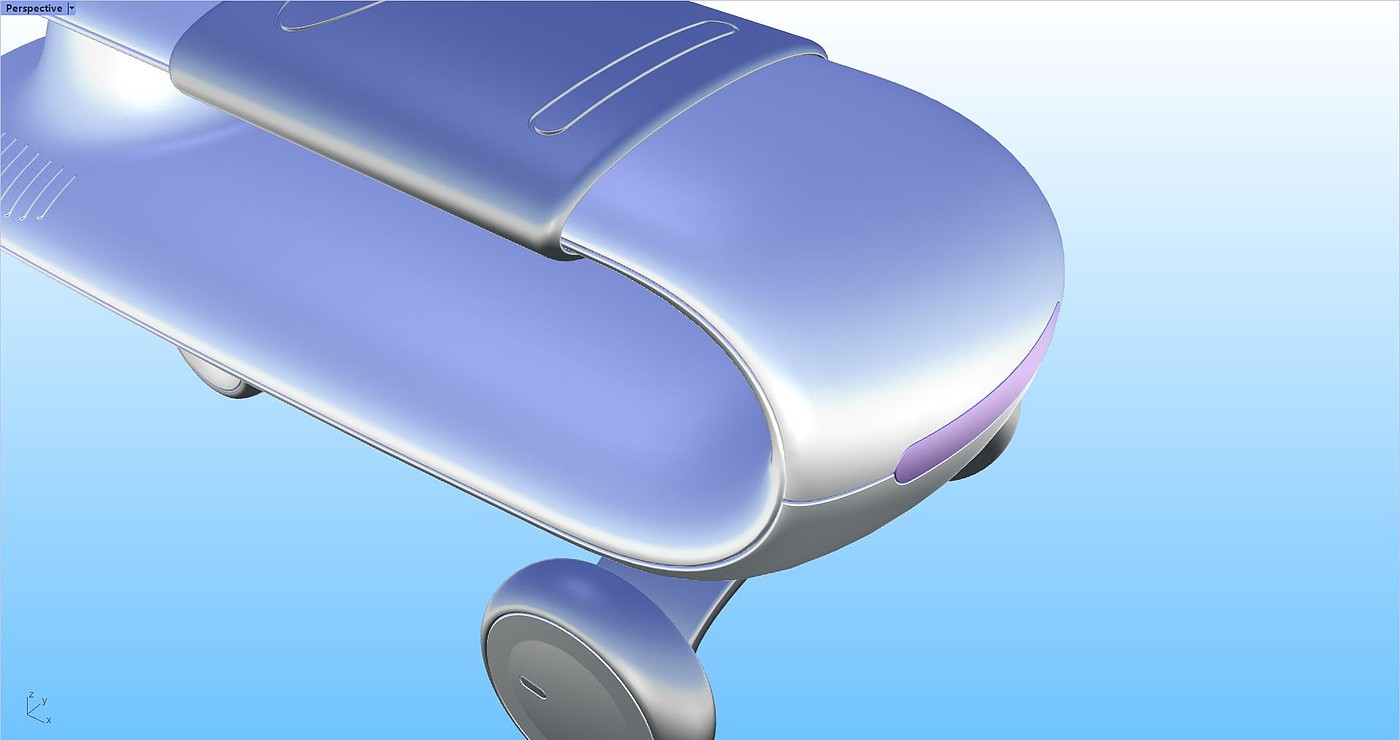 swing car，Rhinoceros modeling，Rhino modeling，industrial design，modeling，Tutorial sharing，Design，Stroller，