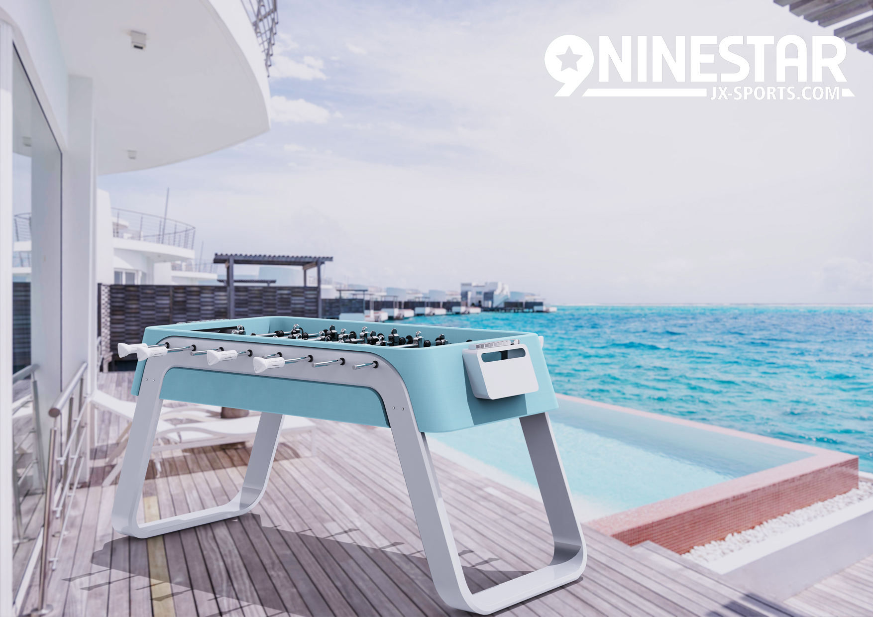 Outdoor table football table，