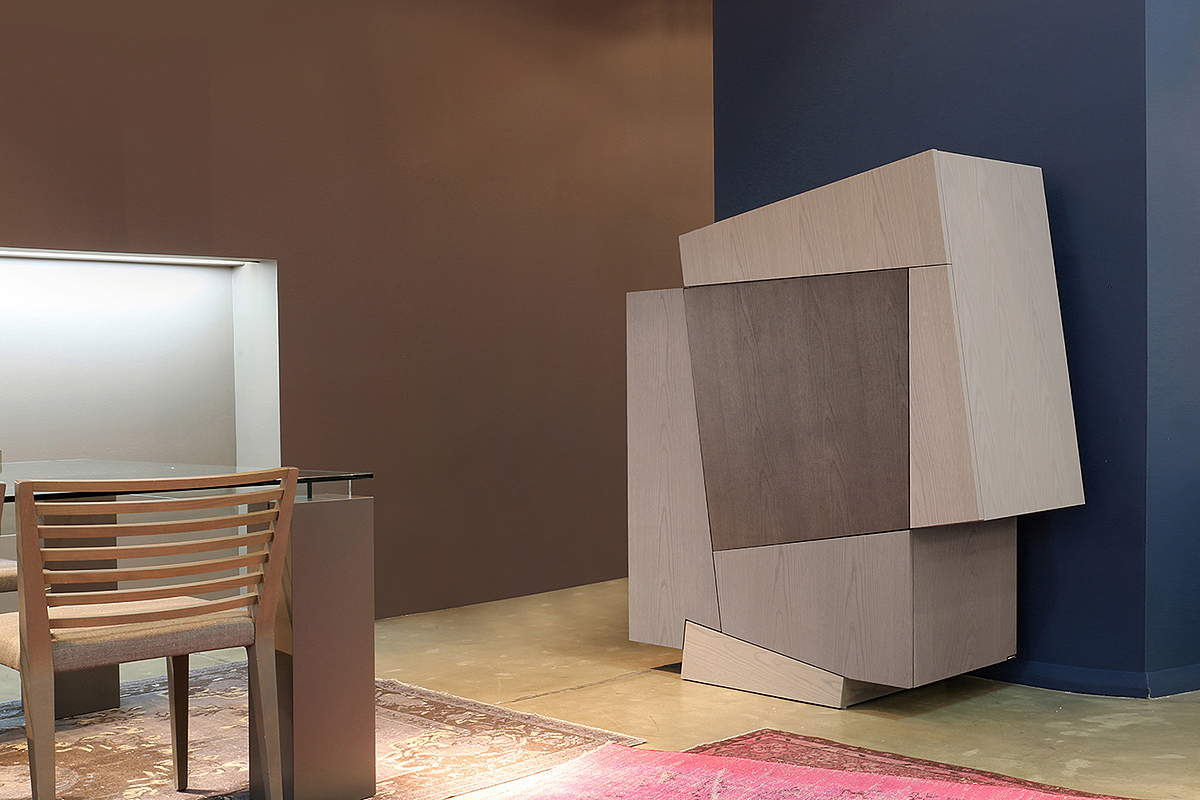 RocheBobois，oak，Glass，cupboard，