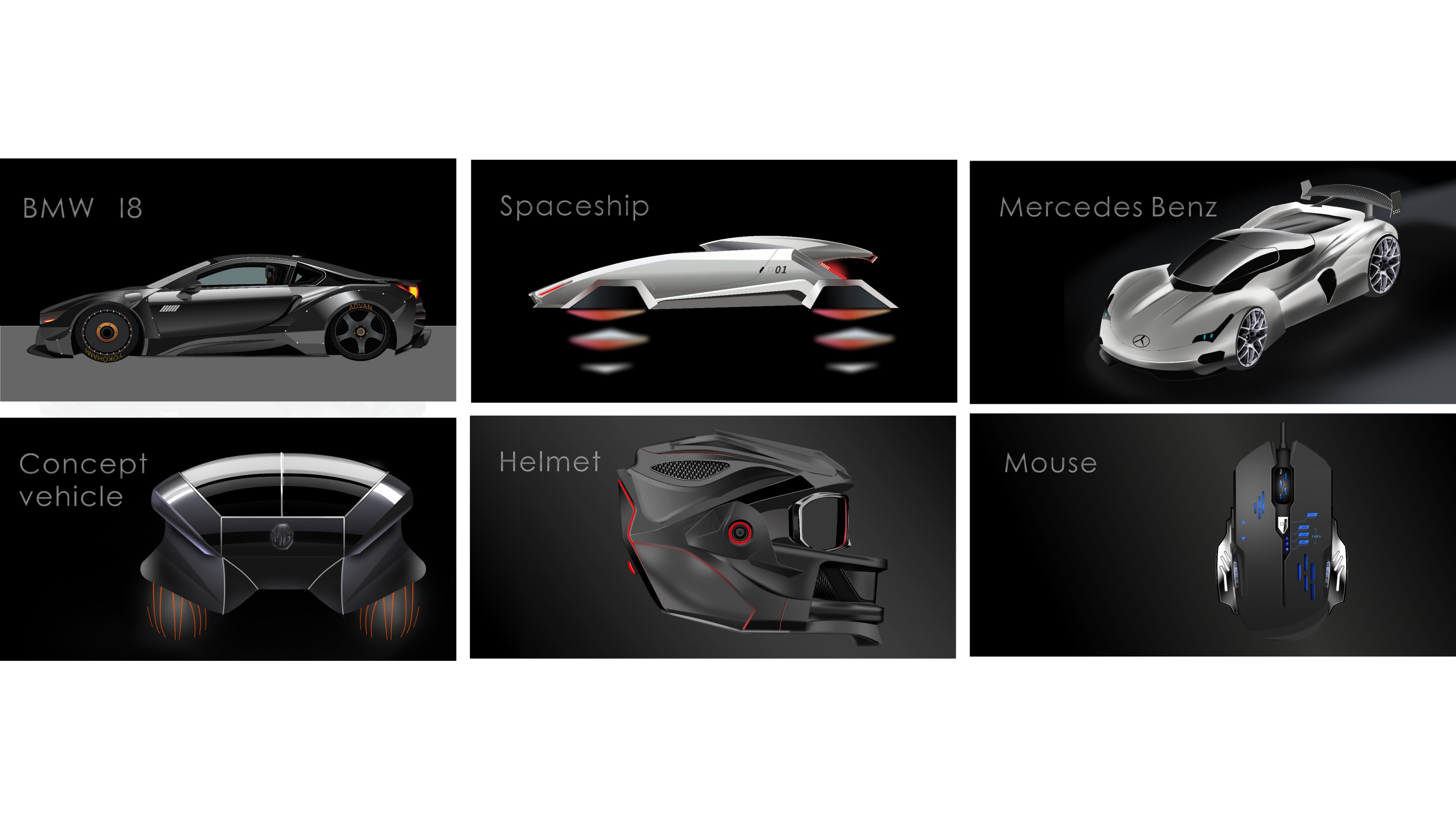 Automotive Design, Industrial Design, Intern，