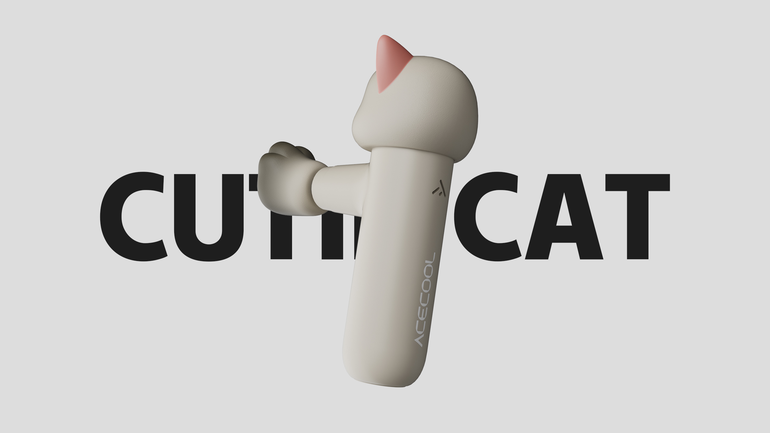 Fascia gun，Sticker Cat，Mini Fascia Gun，Siamese Cat，massage，Muscle relaxation，Bodybuilding，medical apparatus and instruments，