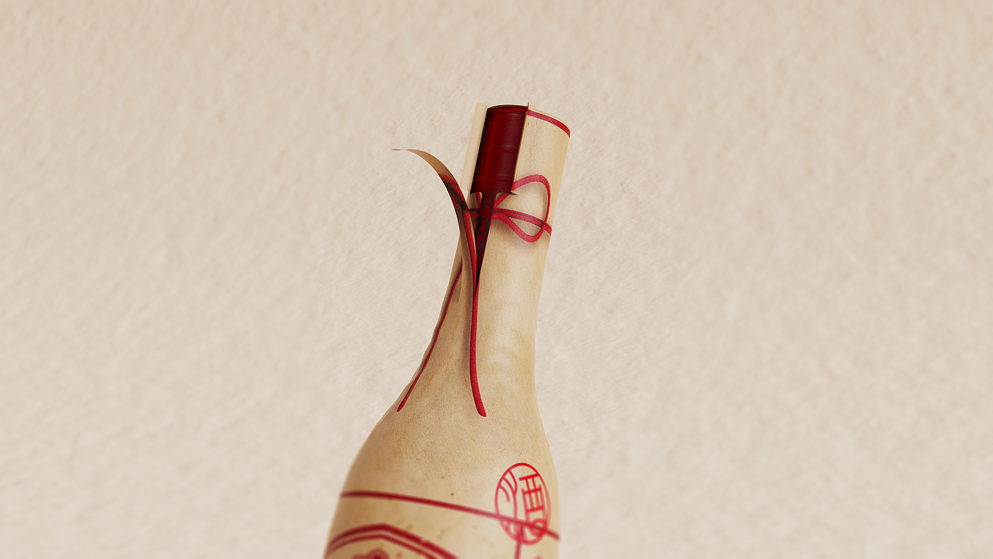 packing design，Liquor design，Wenchuang Wine Design，Bottle design，