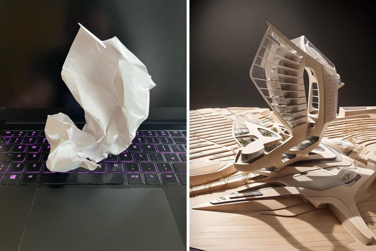 artificial intelligence，Paper Building，Architectural design，tool，