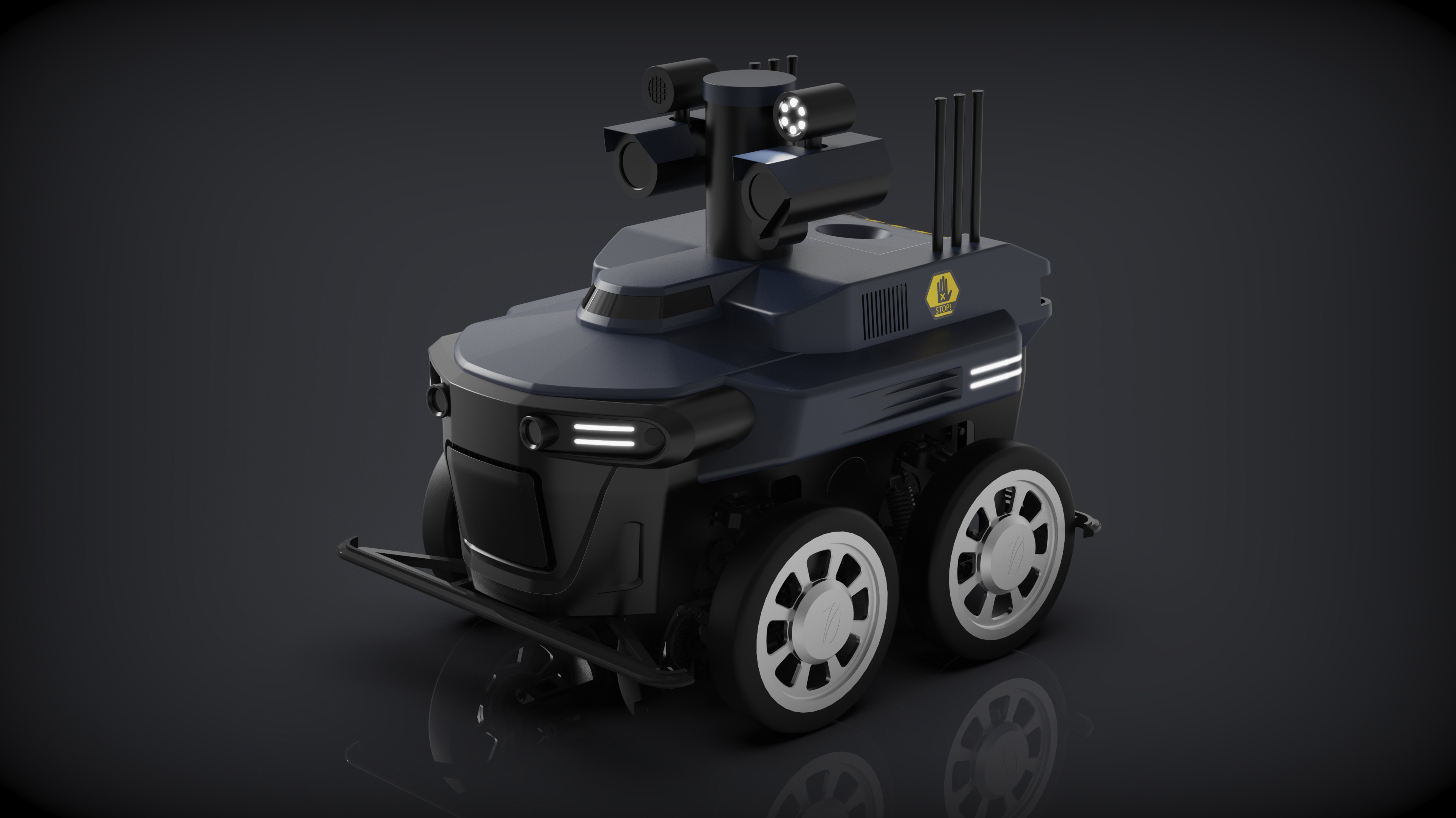 Explosion-proof robot，Appearance design，