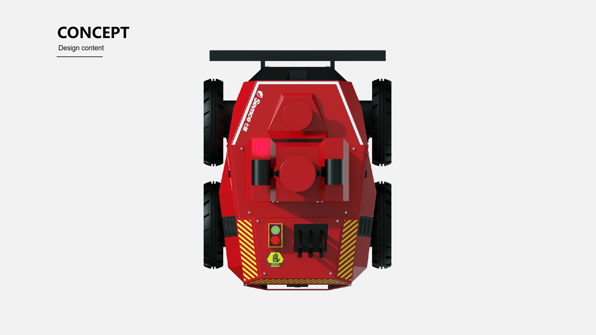Explosion-proof robot，Appearance design，