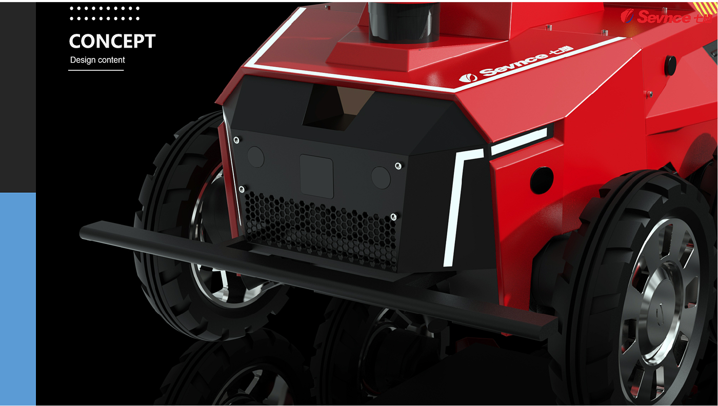 Explosion-proof robot，Appearance design，