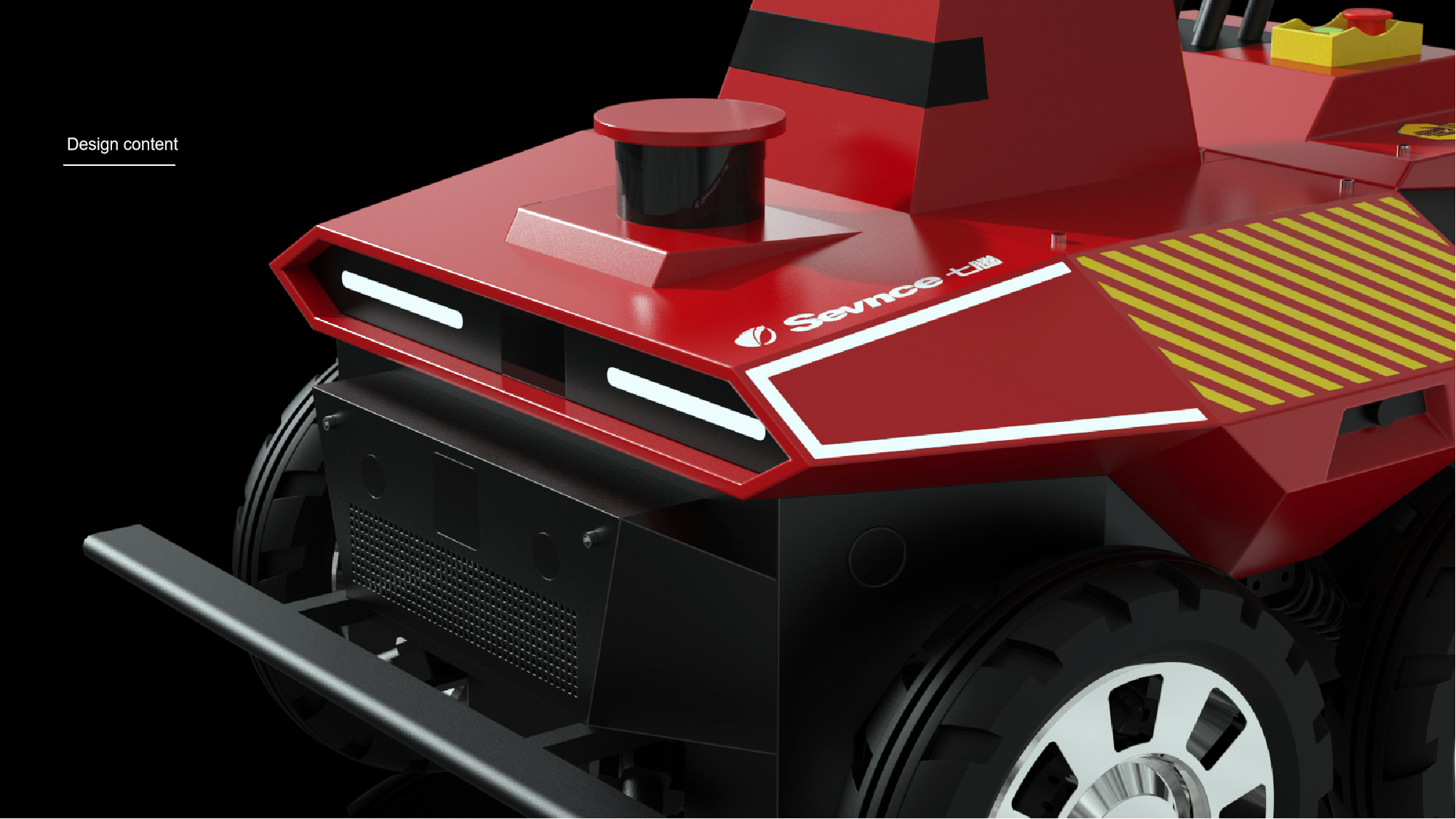 Explosion-proof robot，Appearance design，