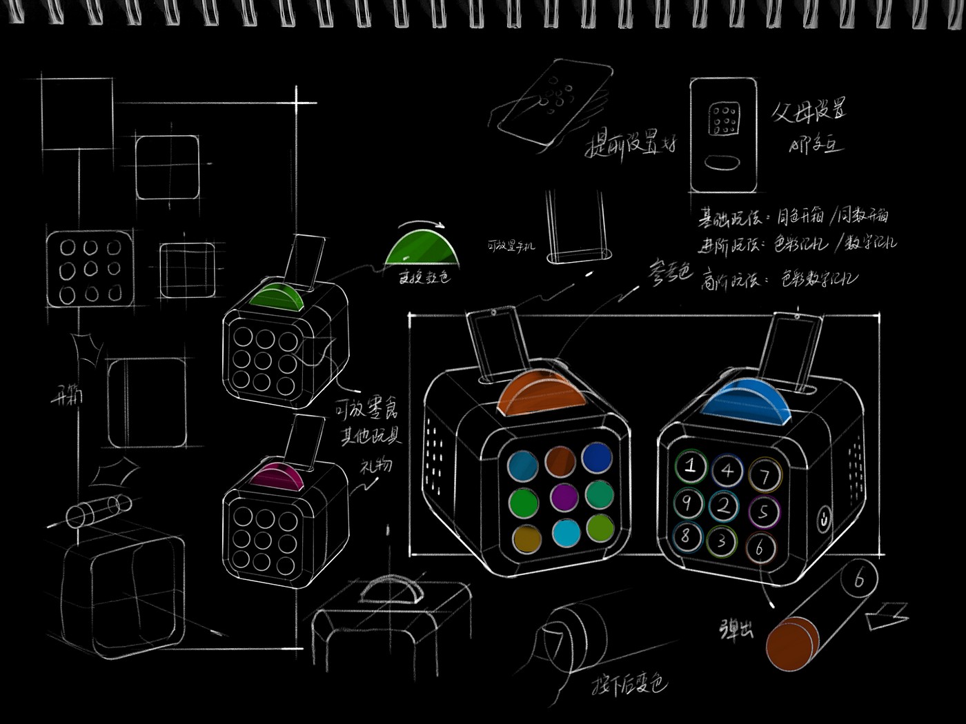 product design，Toy design，Product design sketch，Board Sketch，industrial design，Hand drawn industrial design，Sketch Creative Expression，Sketch optimization，