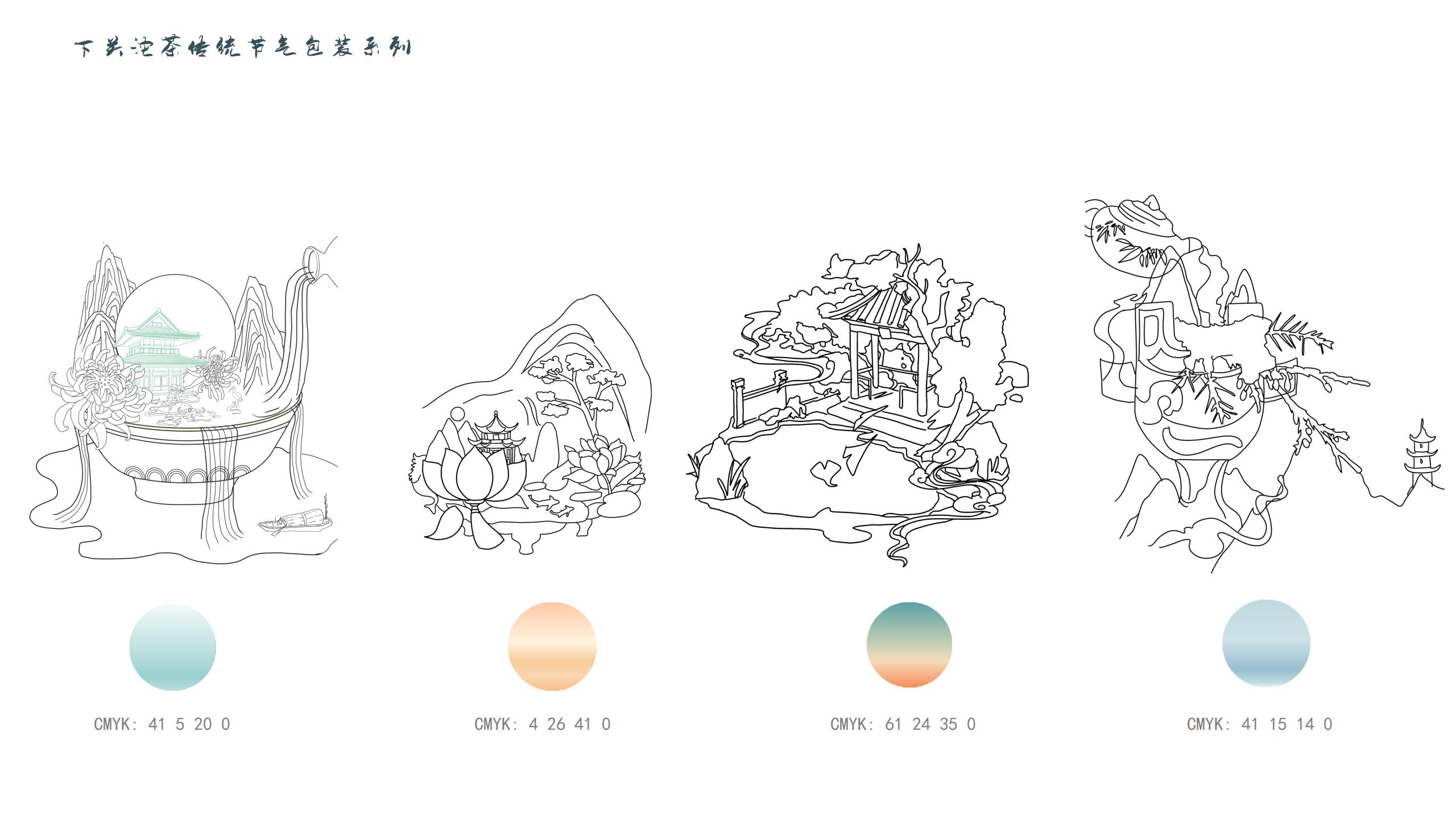 Solar terms，traditional culture，Tea packaging，packing design，Graphic Artist Designer，