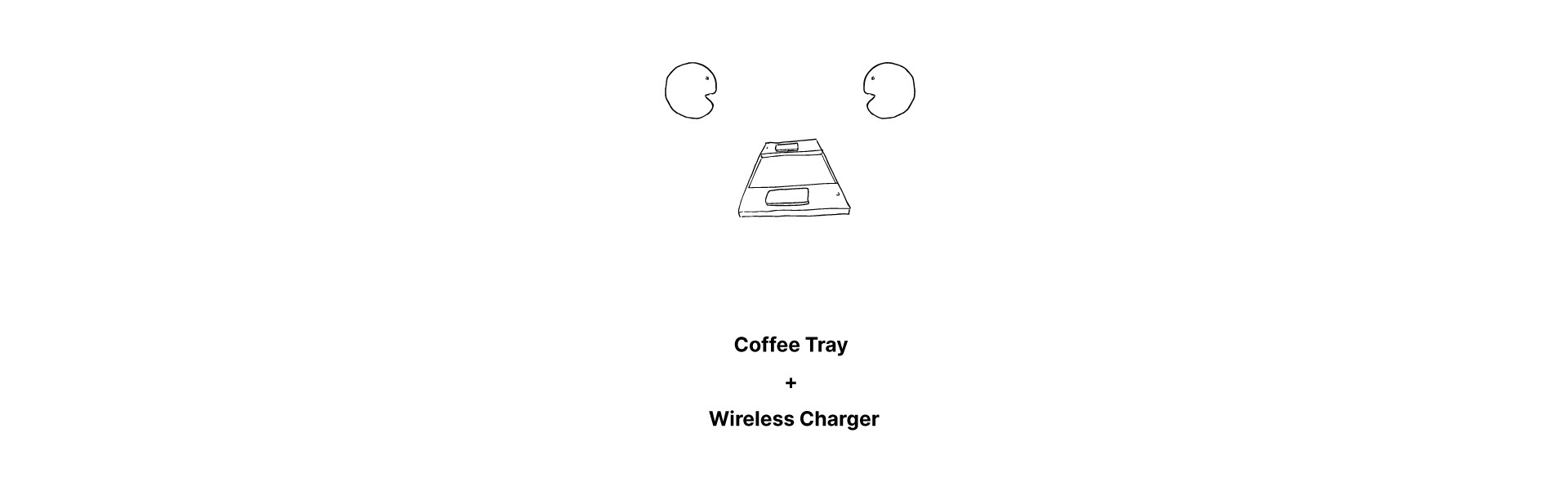 Relations Charger，Wireless charging，Coffee tray，