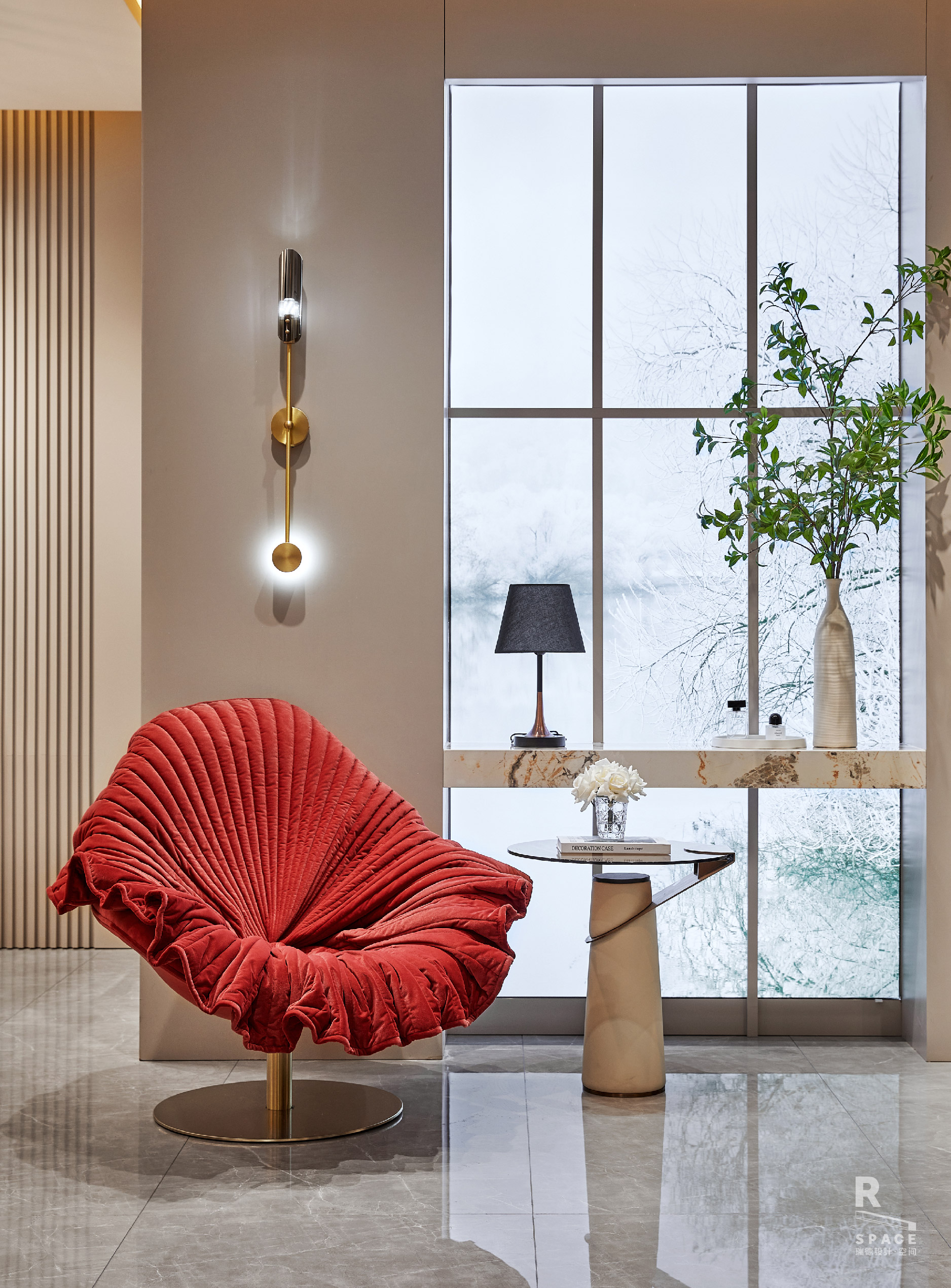 space design ，Red design，Red design · space，Commercial space design，
