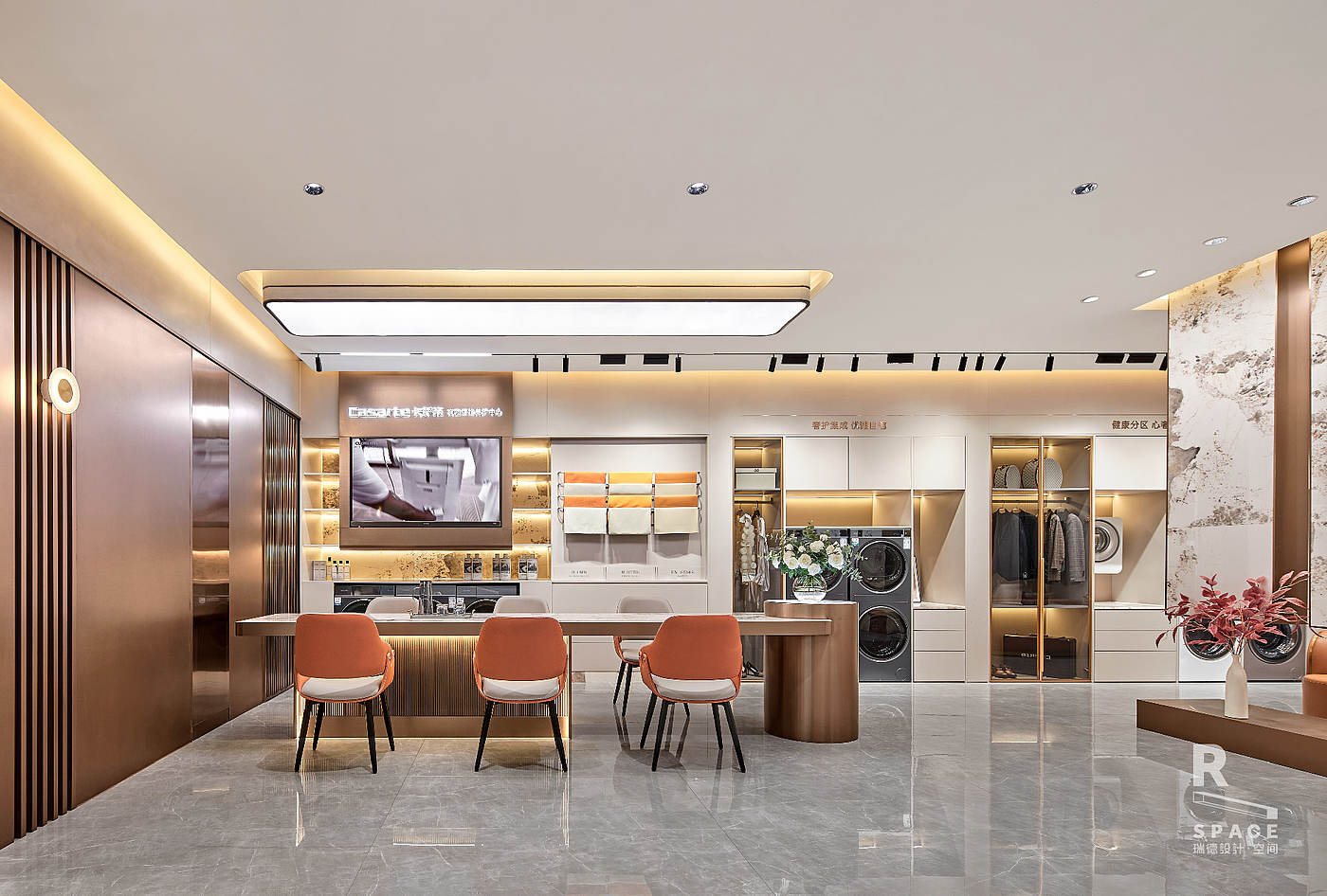space design ，Red design，Red design · space，Commercial space design，