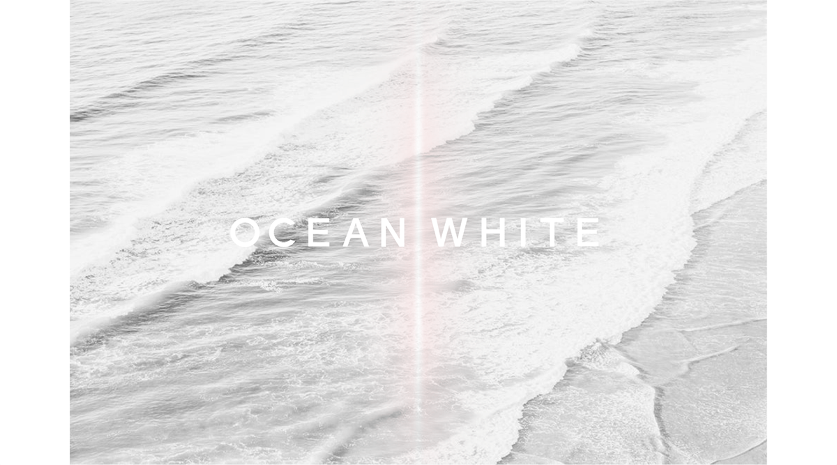 Second White，Ocean White，graphic design ，Exhibition design，