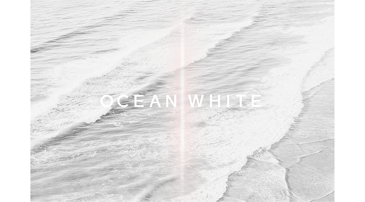 Second White，Ocean White，图形设计，展览设计，