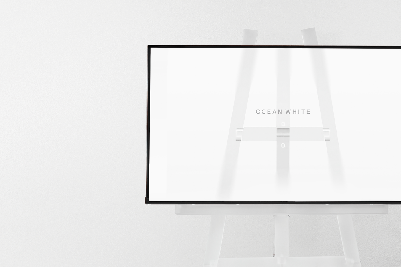 Second White，Ocean White，graphic design ，Exhibition design，