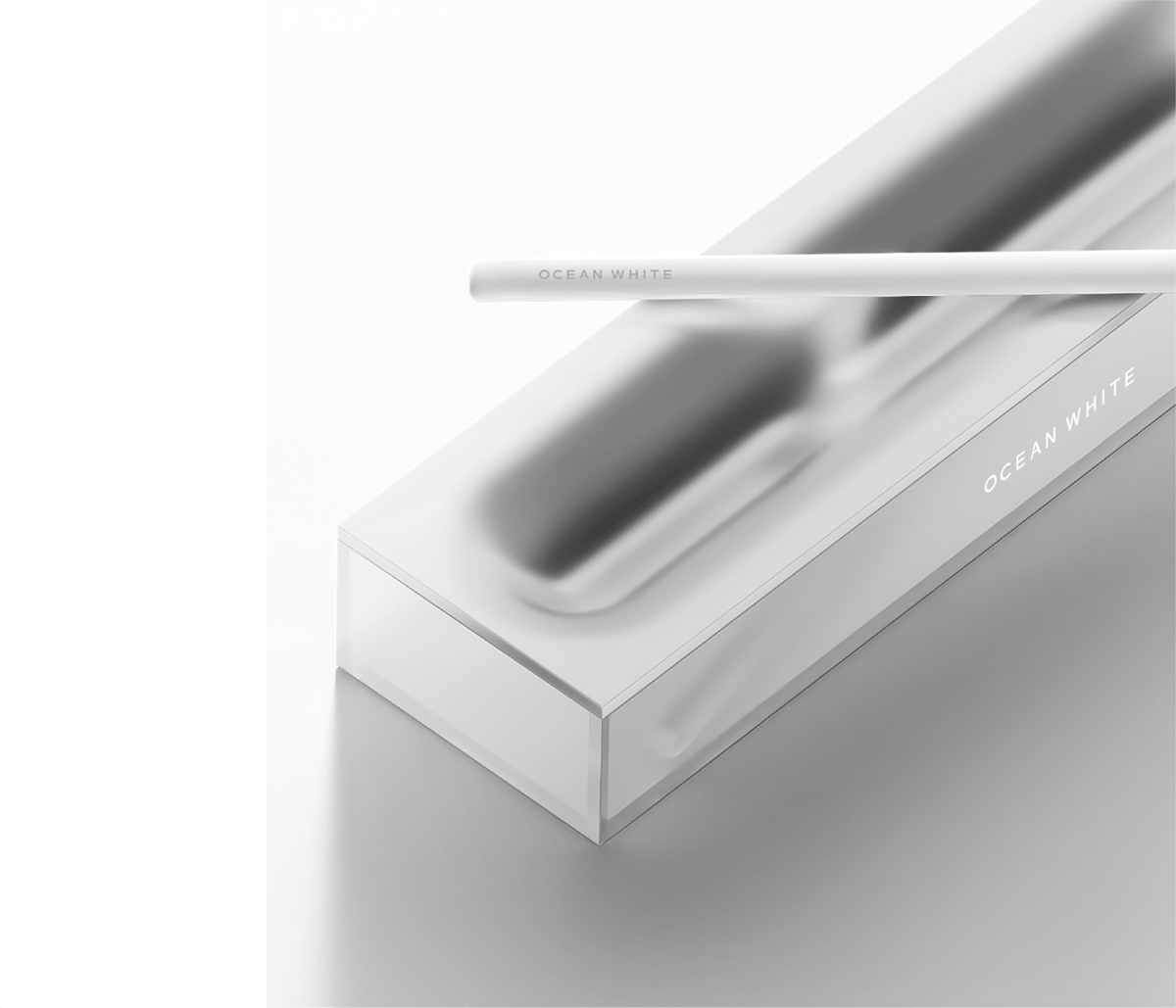 Second White，Ocean White，graphic design ，Exhibition design，