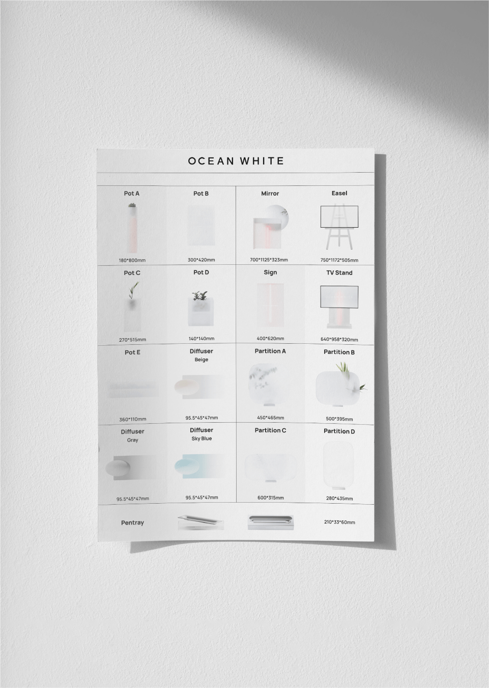 Second White，Ocean White，graphic design ，Exhibition design，