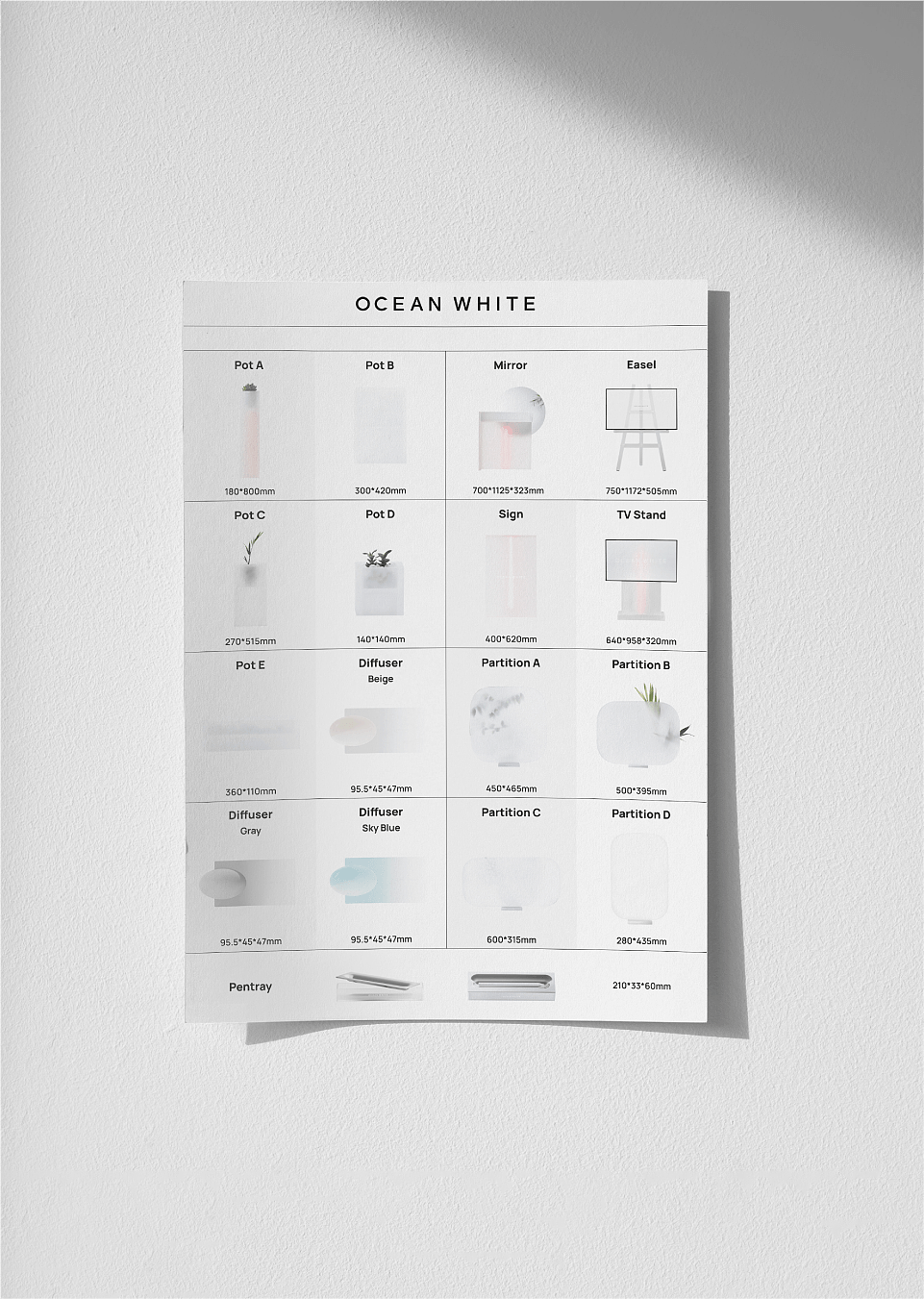 Second White，Ocean White，graphic design ，Exhibition design，