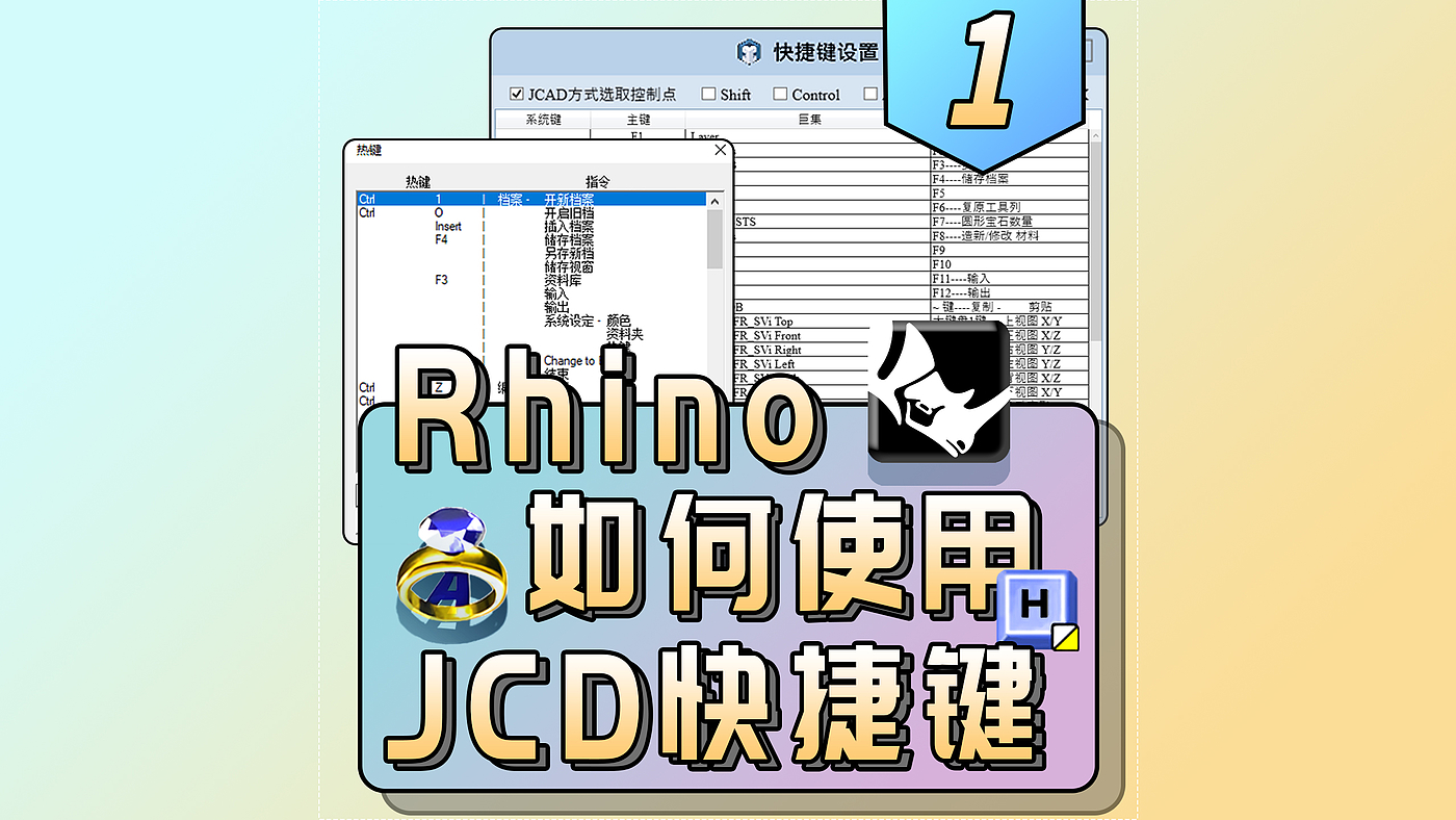 rhino，Jewelcad，Jewelry modeling，3D modeling，