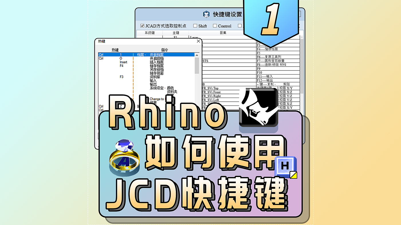 rhino，Jewelcad，珠宝建模，3d建模，