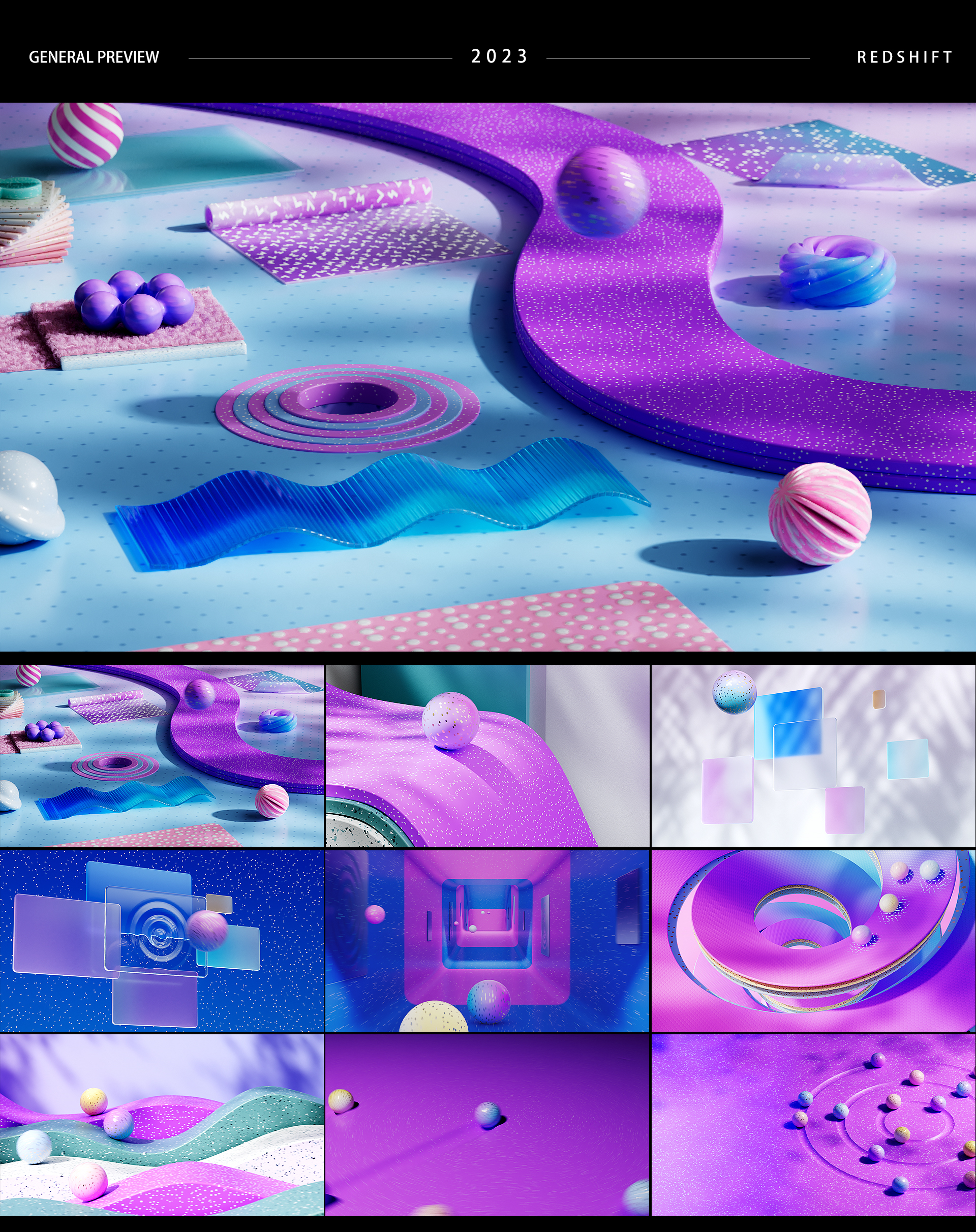 C4D rendering，C4D animation，c4d open exercise，RS rendering，