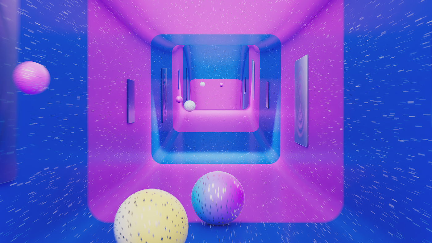 C4D rendering，C4D animation，c4d open exercise，RS rendering，
