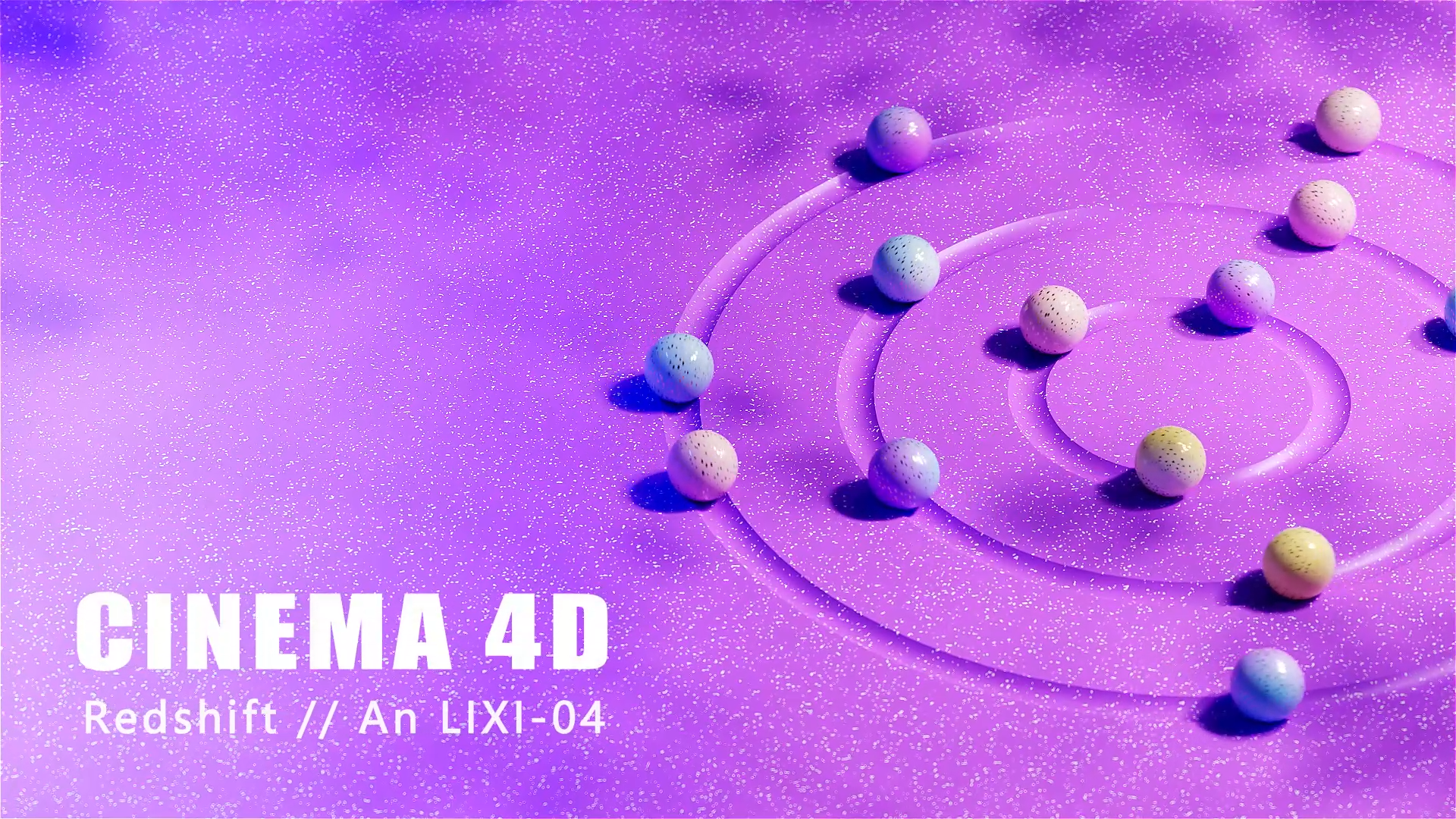 C4D rendering，C4D animation，c4d open exercise，RS rendering，