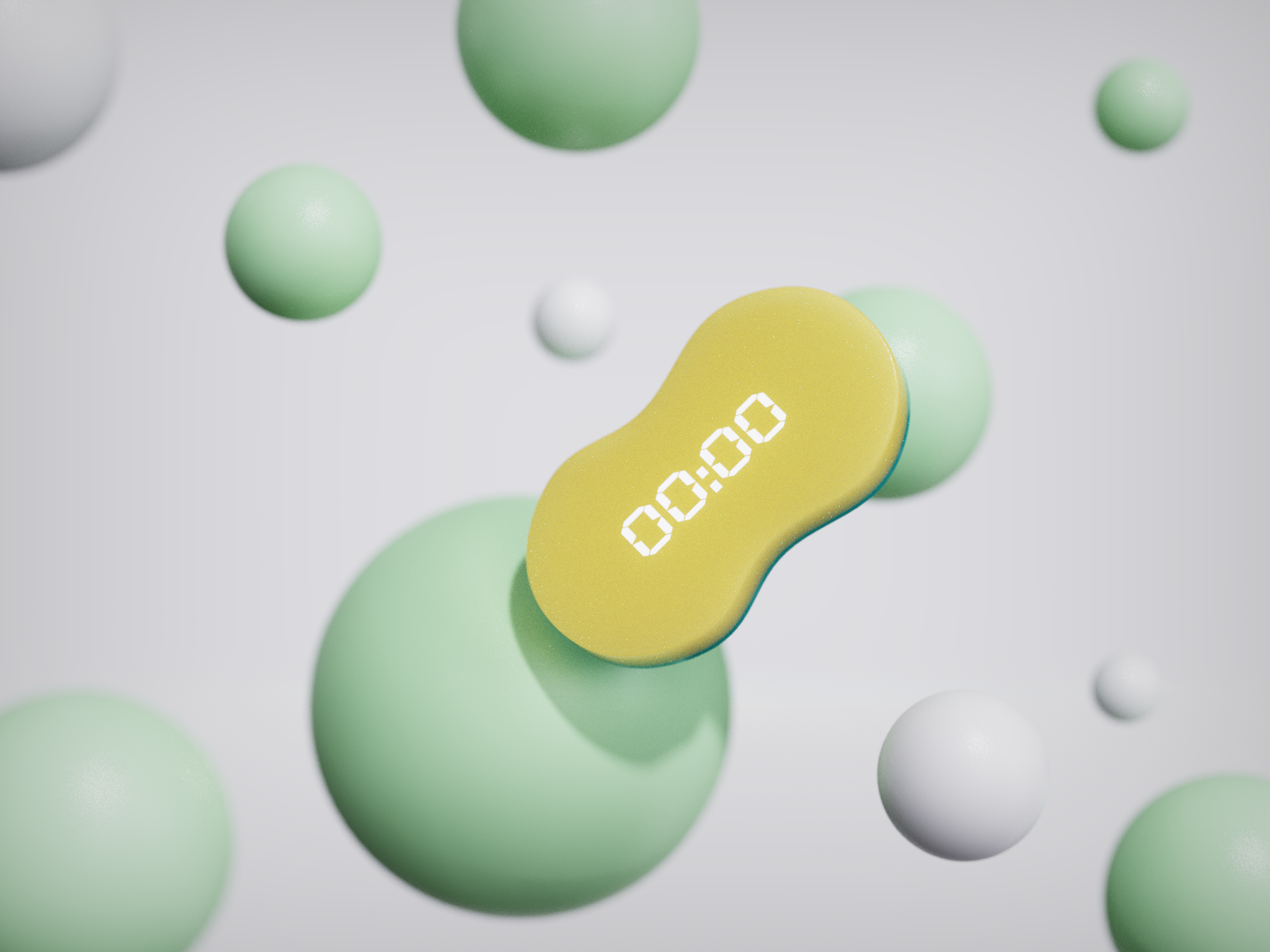 Unconscious design，Sponge，dopamine style，Clock，Unconscious design，Sponge，dopamine style，