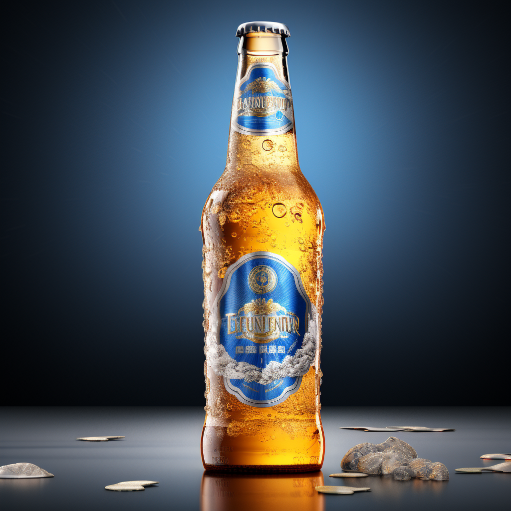 Beer packaging design, wine bottle packaging design, fruit wine packaging design，