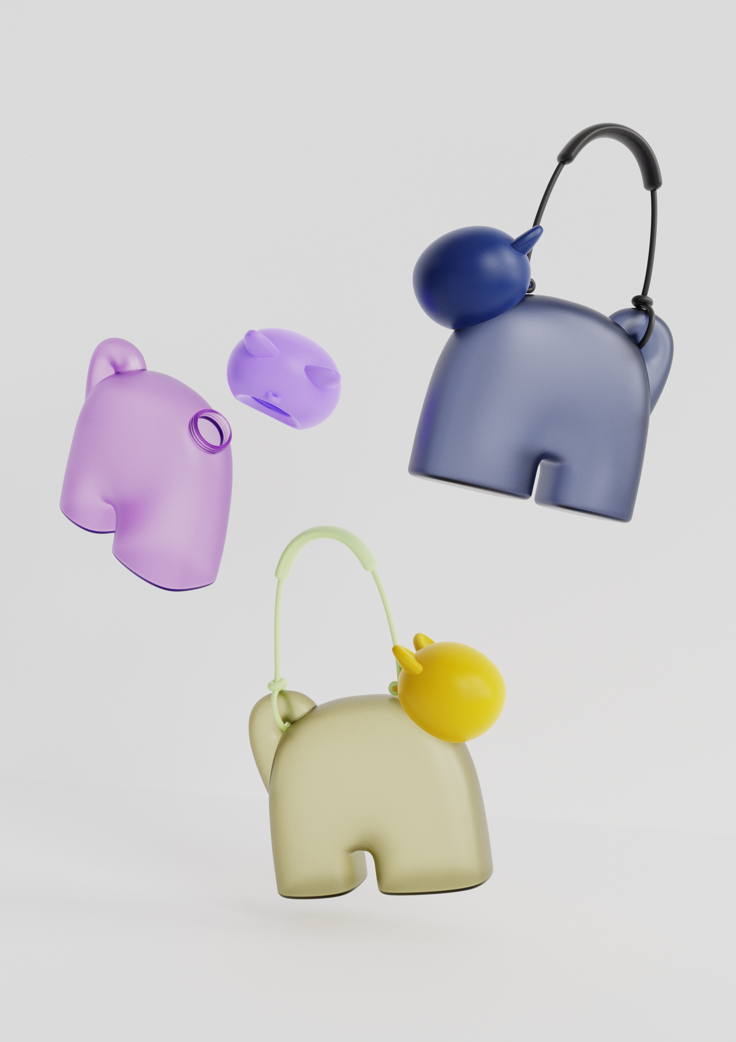 Water cup kettle, bionic design，