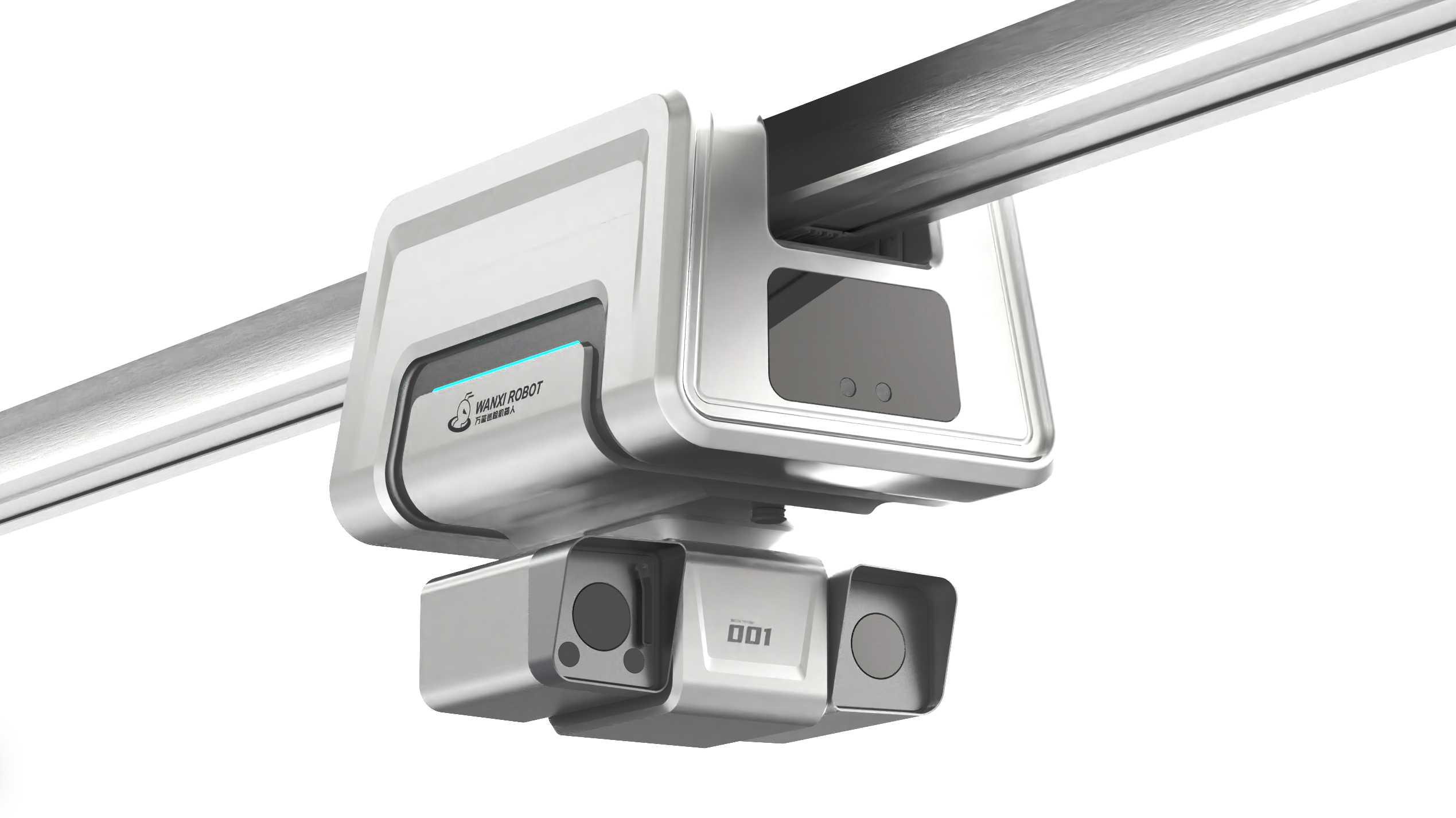 Track inspection robot，Patrol robot，Orbital robot，robot，On-Site Inspection，Inventory，PCB，Besek，