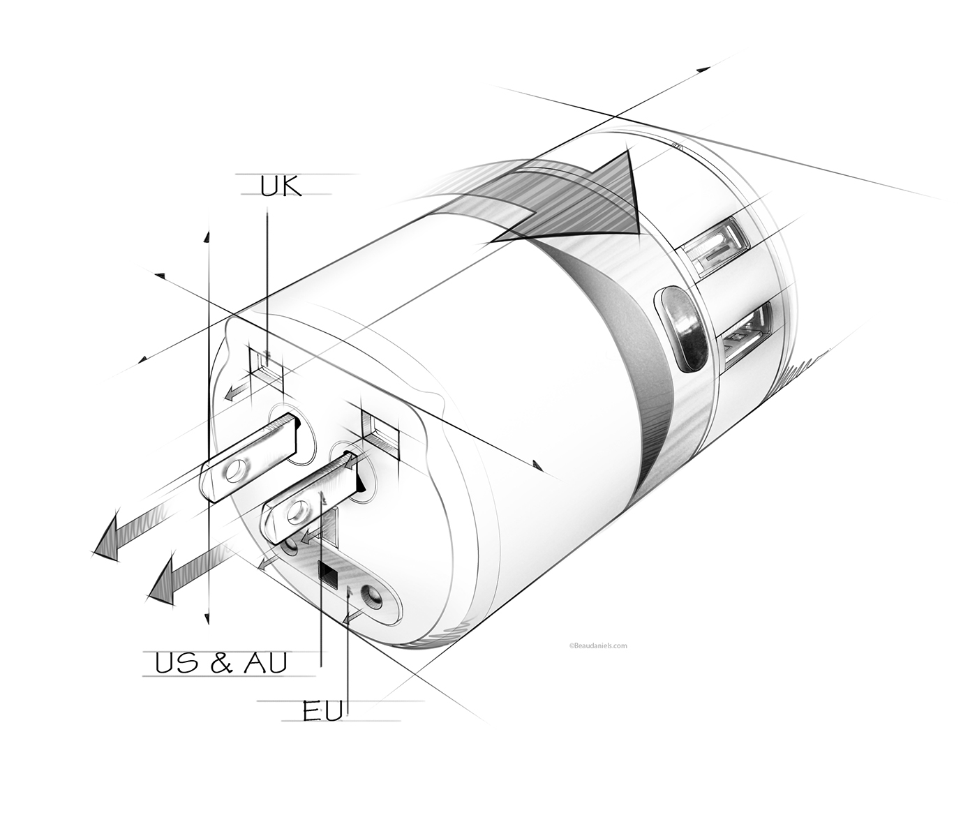 sketch，Hand drawn，RH Restoration，