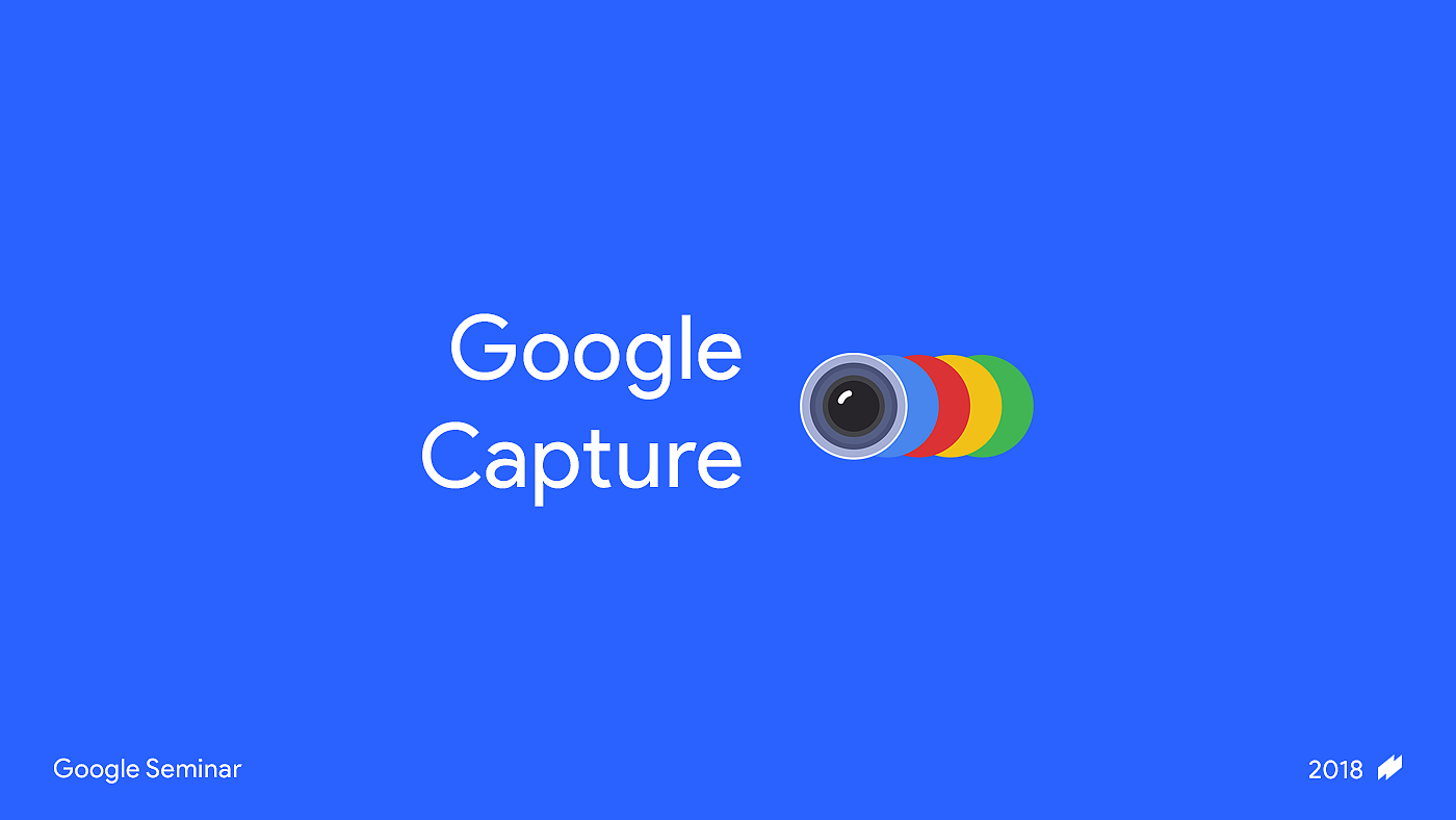 Google Capture，camera，Interaction design，product design，