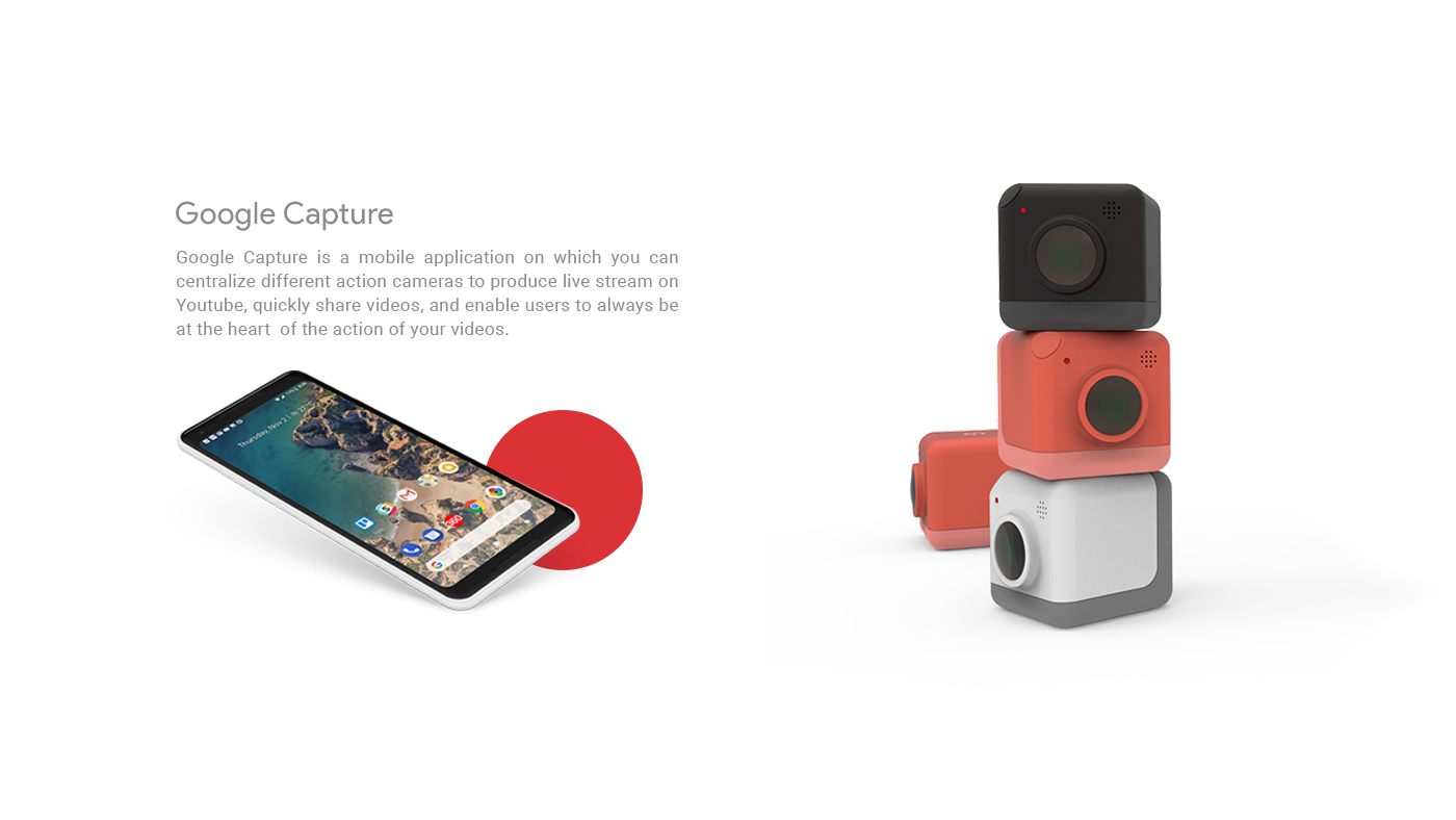 Google Capture，camera，Interaction design，product design，