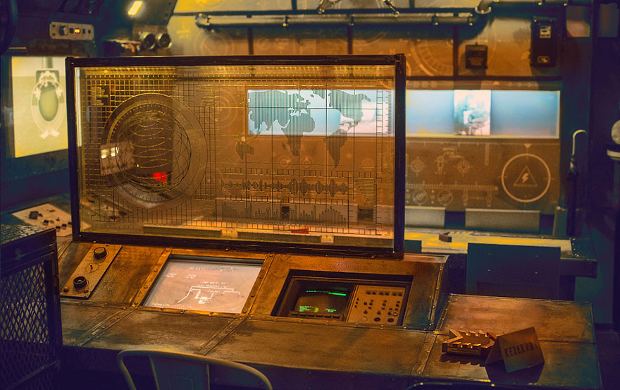 steam，Punk，bar，display，scene，renovation，