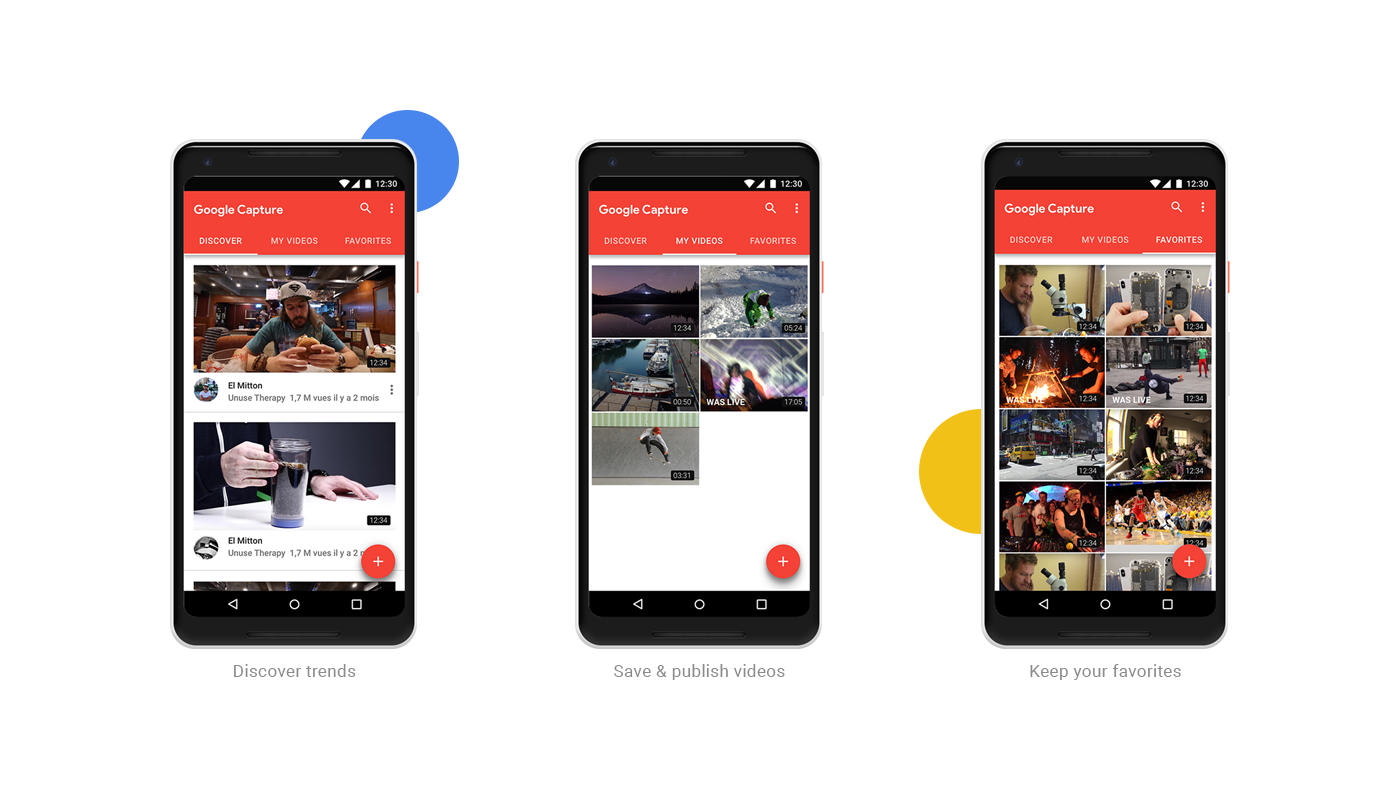 Google Capture，camera，Interaction design，product design，